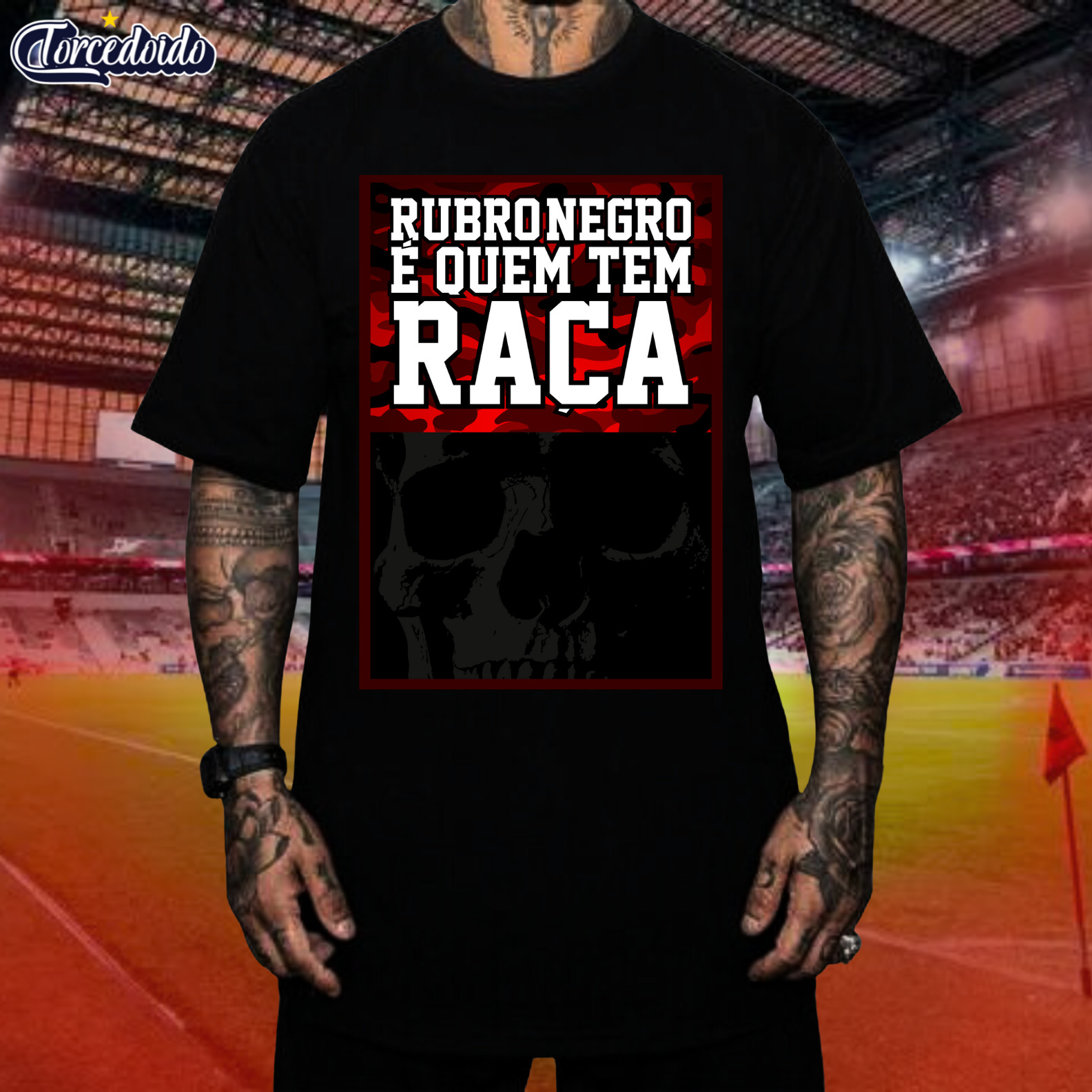 Nome do produto: Camiseta Raça - Athletico