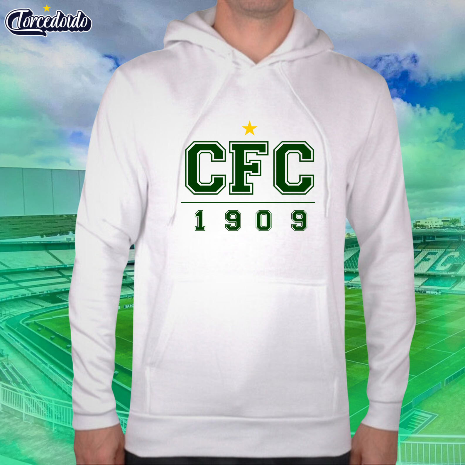 Nome do produto: Moletom Canguru CFC Antigo - Coritiba