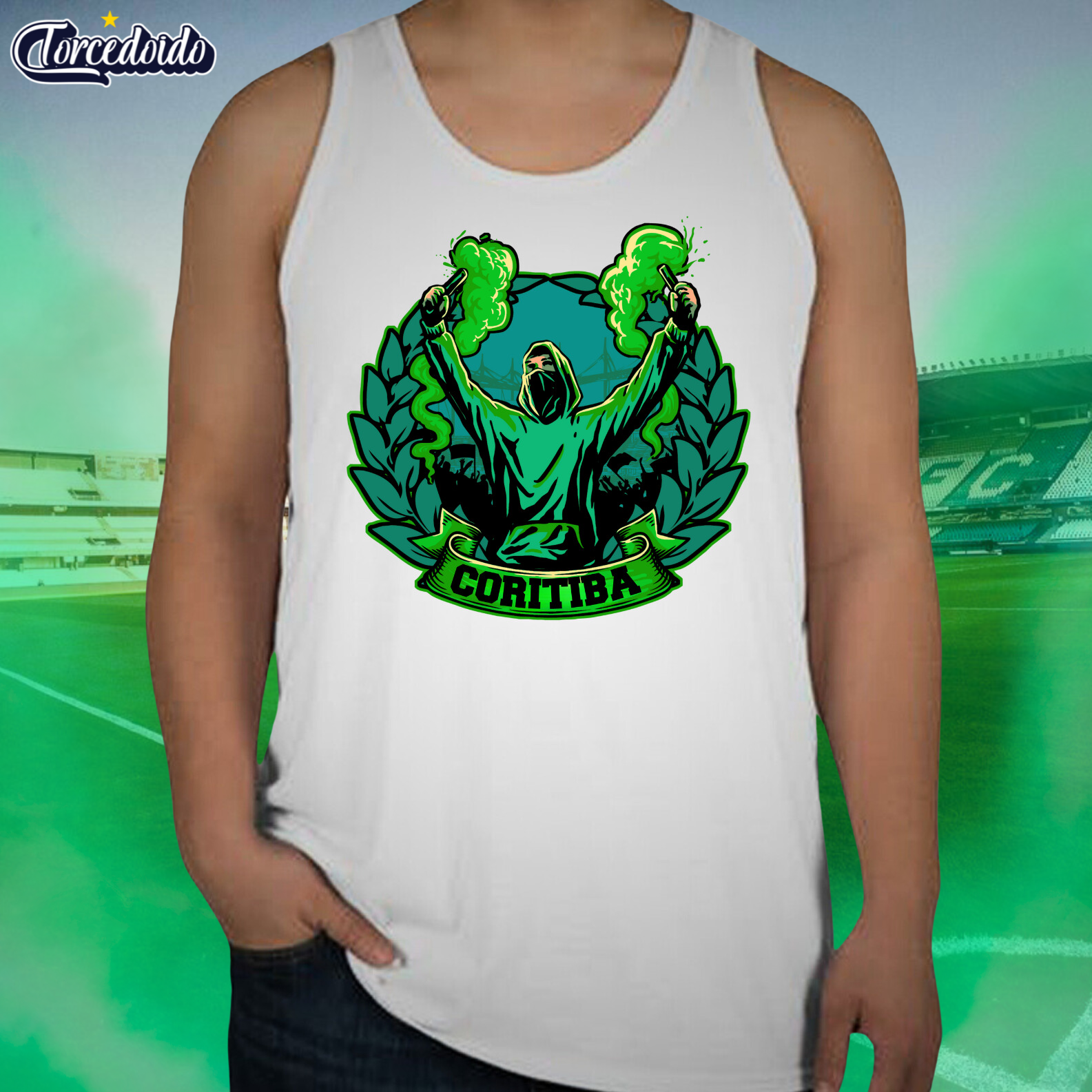 Nome do produto: Regata Smoke - Coritiba