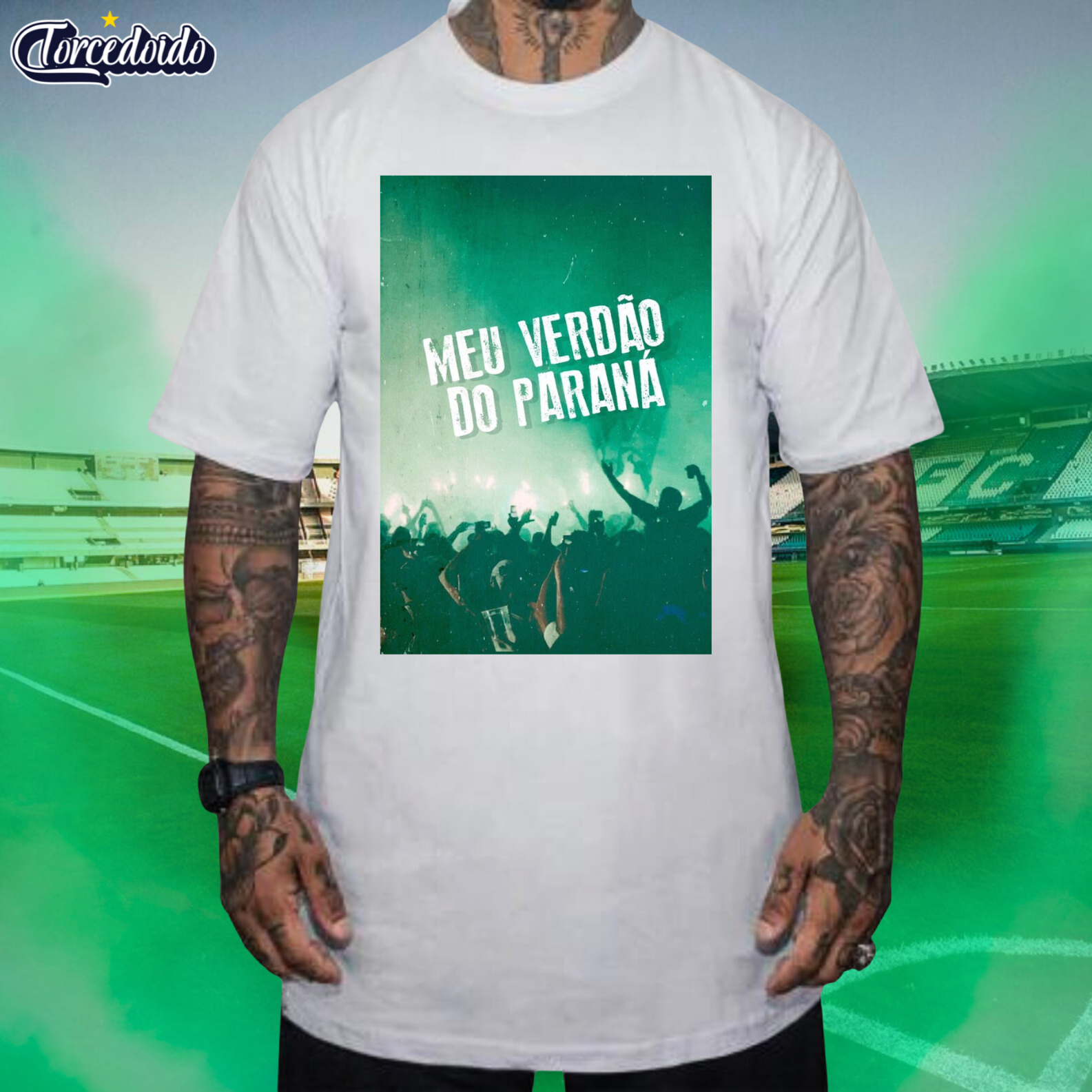 Nome do produto: Camiseta Verdão - Coritiba
