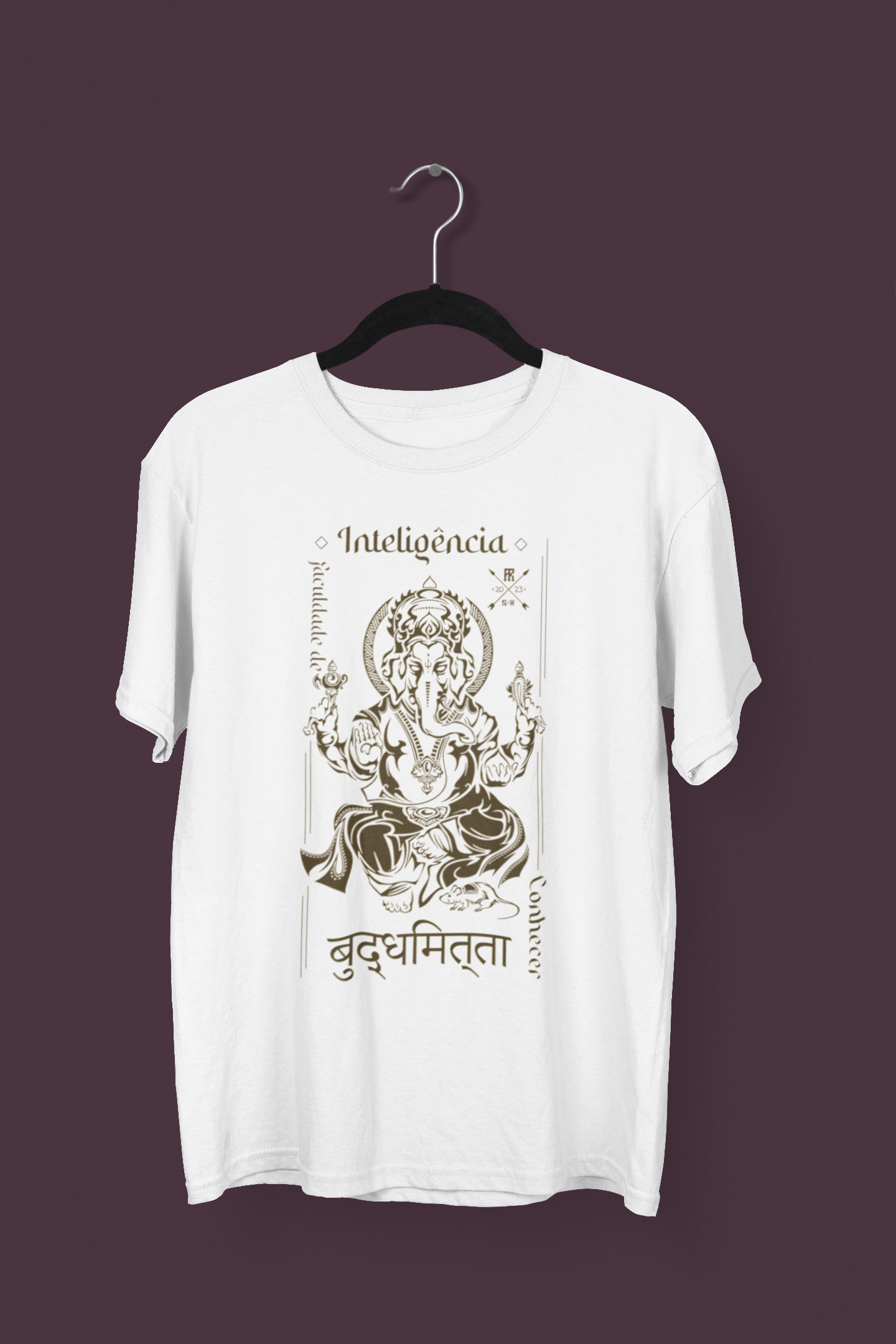 Nome do produto: Inteligência de Ganesha - T-Shirt Prime