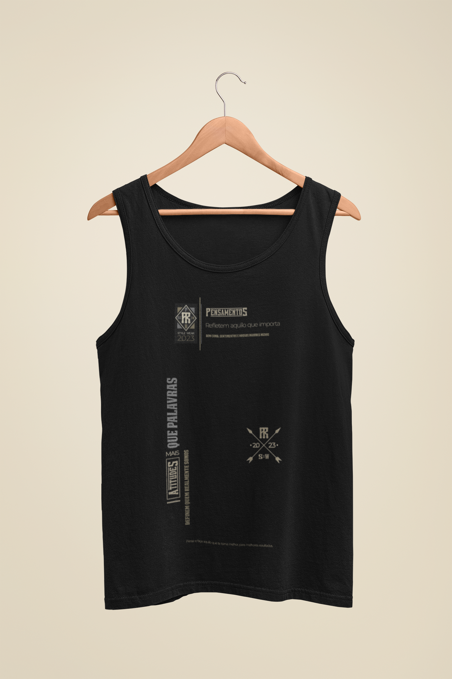 Nome do produto: Pensamentos e Atitudes - Regata Classic