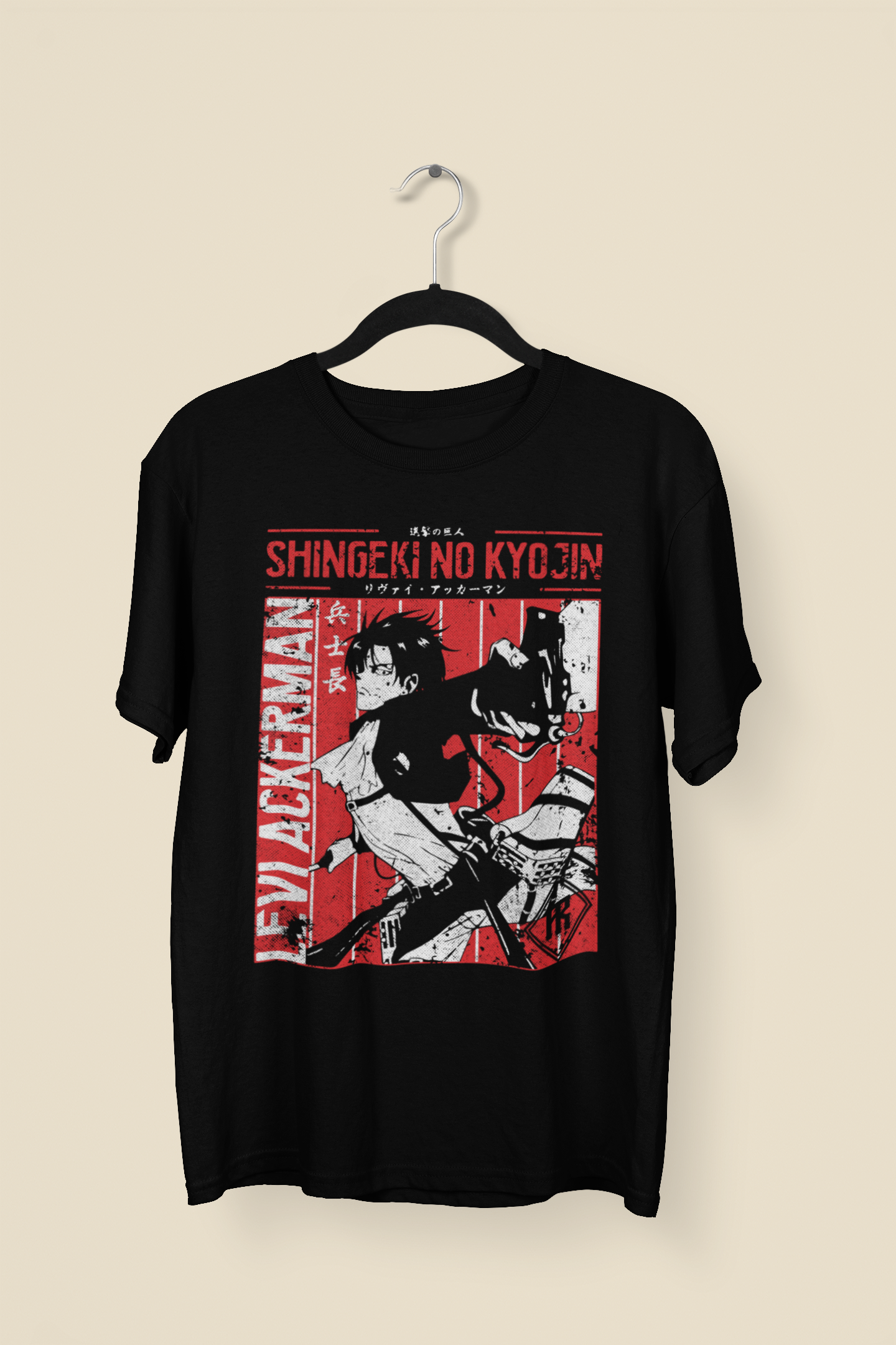 Nome do produto: Levi Shingeki No Kyojin - T-Shirt Classic 