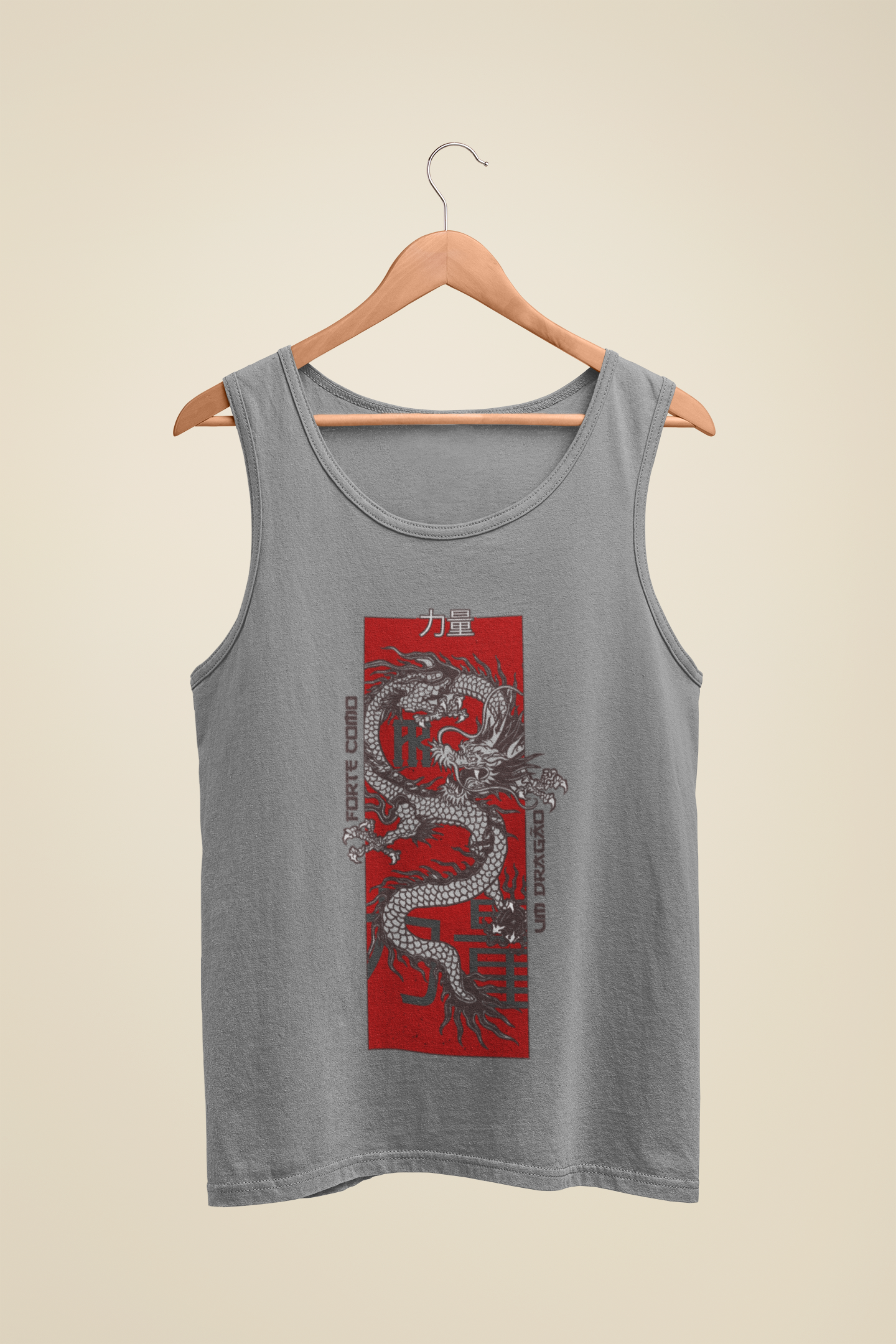 Nome do produto: Forte Como Um Dragão - Regata Classic