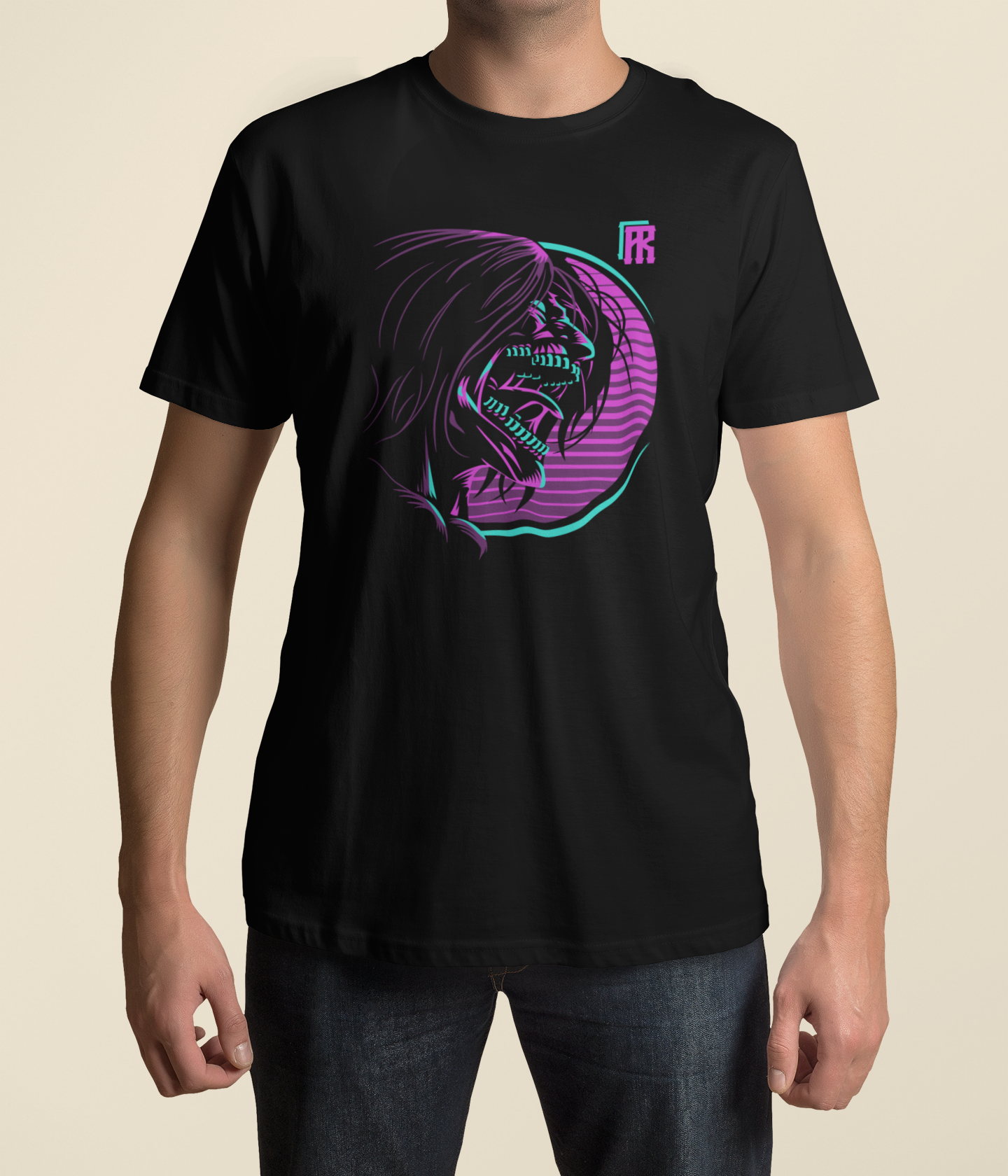 Nome do produto: Shingeki no Kyojin - Gutural - T-Shirt Prime