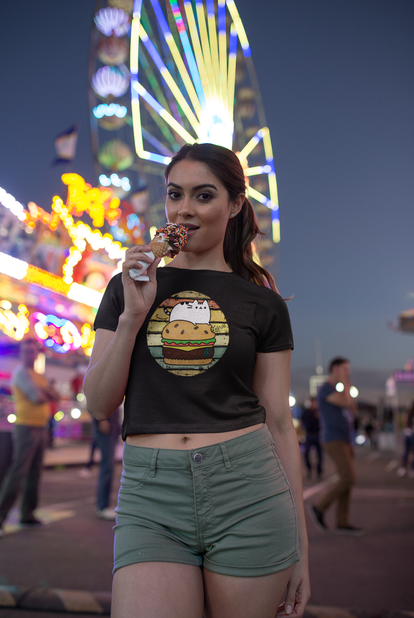 Nome do produto: Nhac no Hamburger - Cropped quality