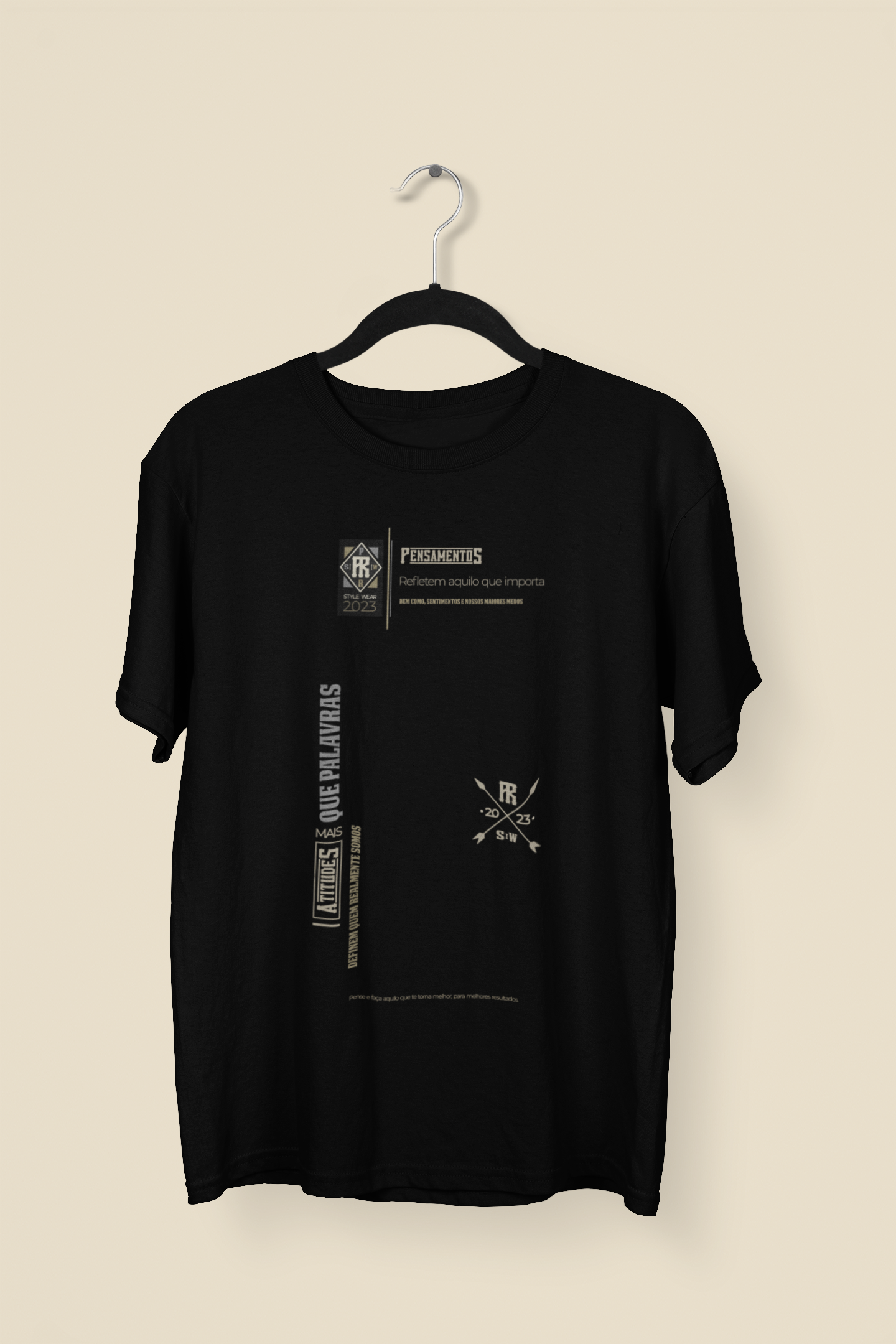 Nome do produto: Pensamentos e Atitudes - T-Shirt Prime