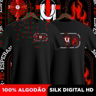 Camisa Amor, fé e esperança