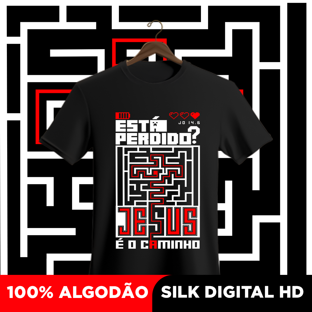 Camisa Jesus é o caminho