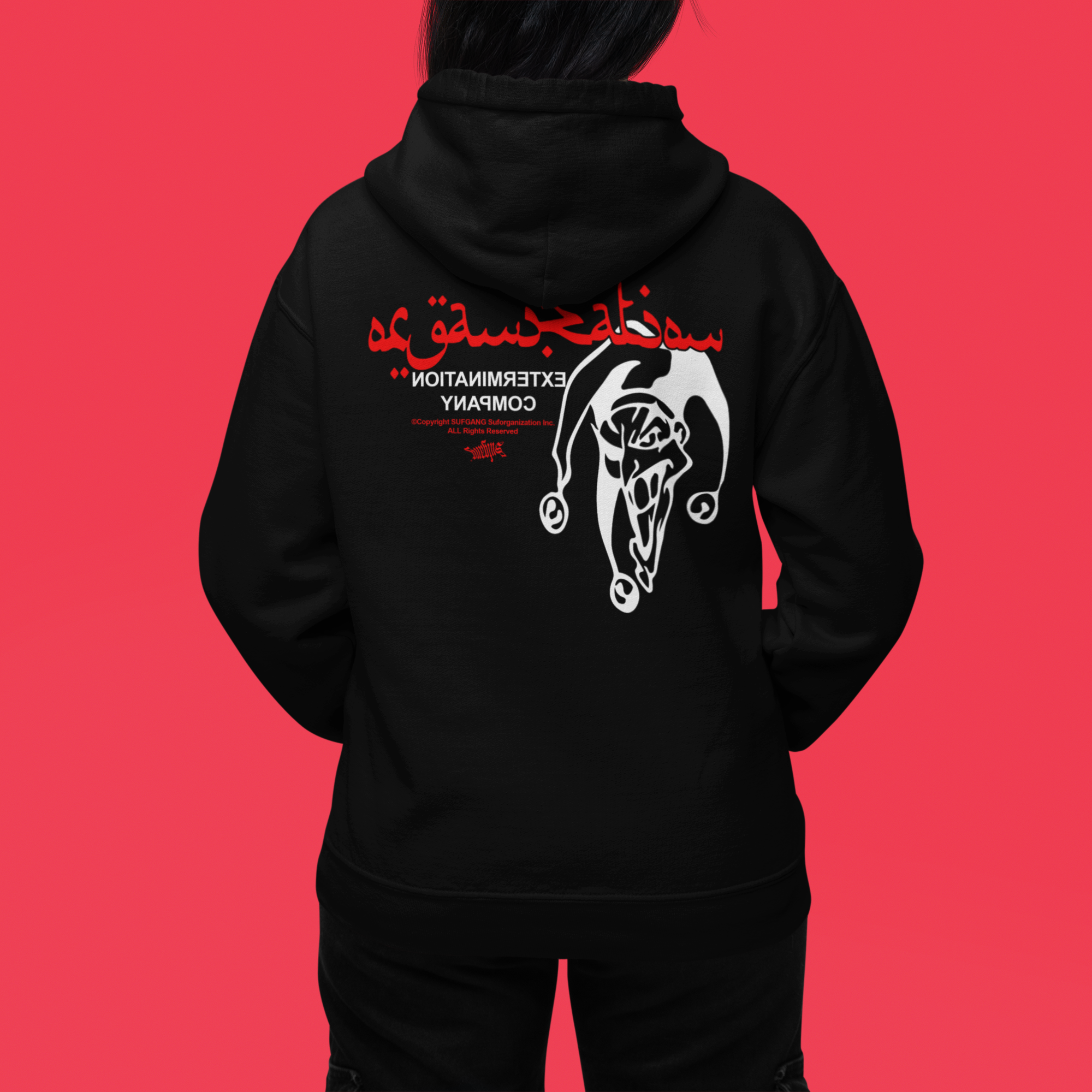 Nome do produto: MOLETOM JOKER ARABIC VERMELHA