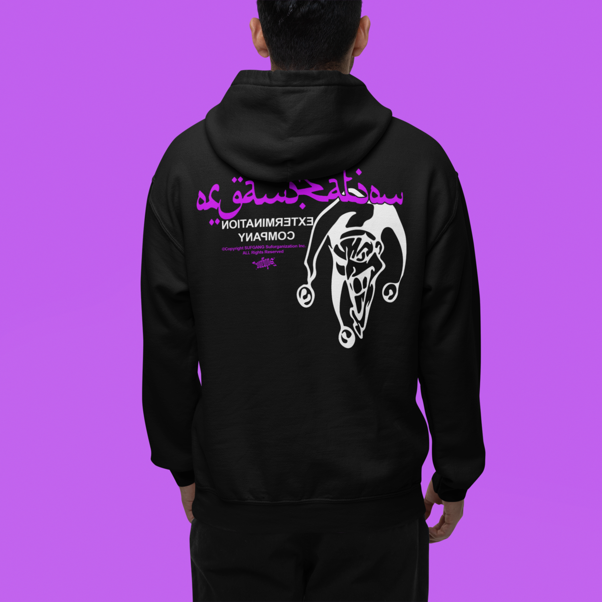 Nome do produto: MOLETOM JOKER ARABIC ROXO