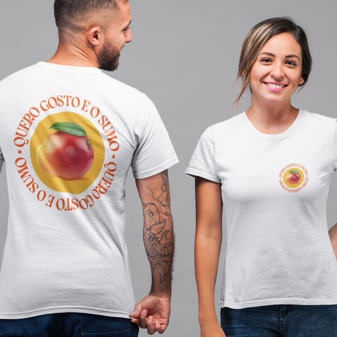 Nome do produto: Quero o Gosto e o Sumo – Manga Rosa