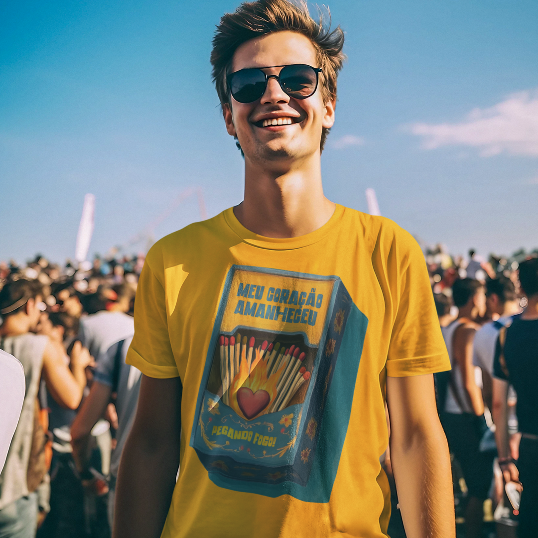 Nome do produto: Meu Coração Amanheceu Pegando Fogo 