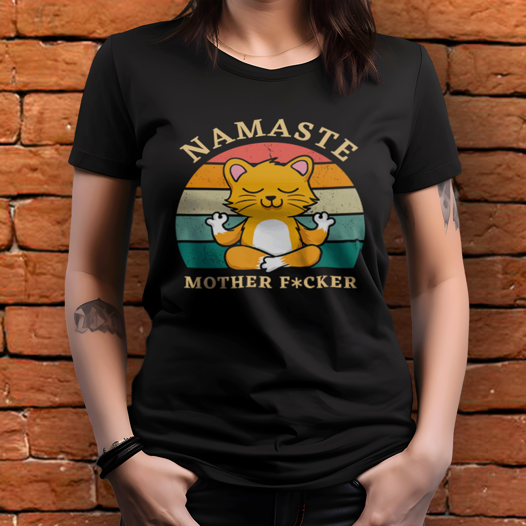 Nome do produto: Baby look - Namaste mother fucker