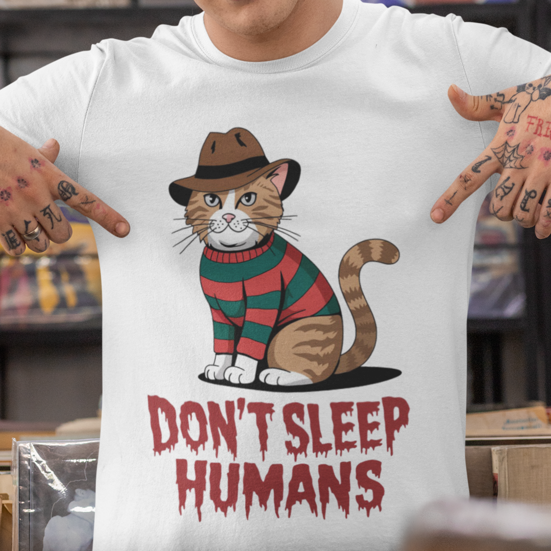 Nome do produto: Camiseta Unissex -Don\'t sleep humans