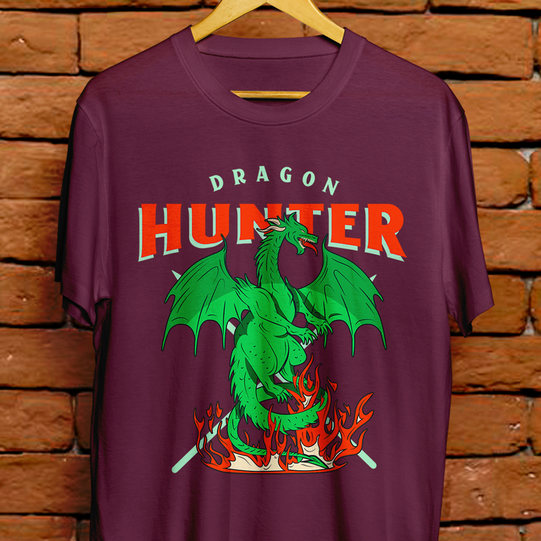 Nome do produto: Camiseta Unissex - Dragon hunter