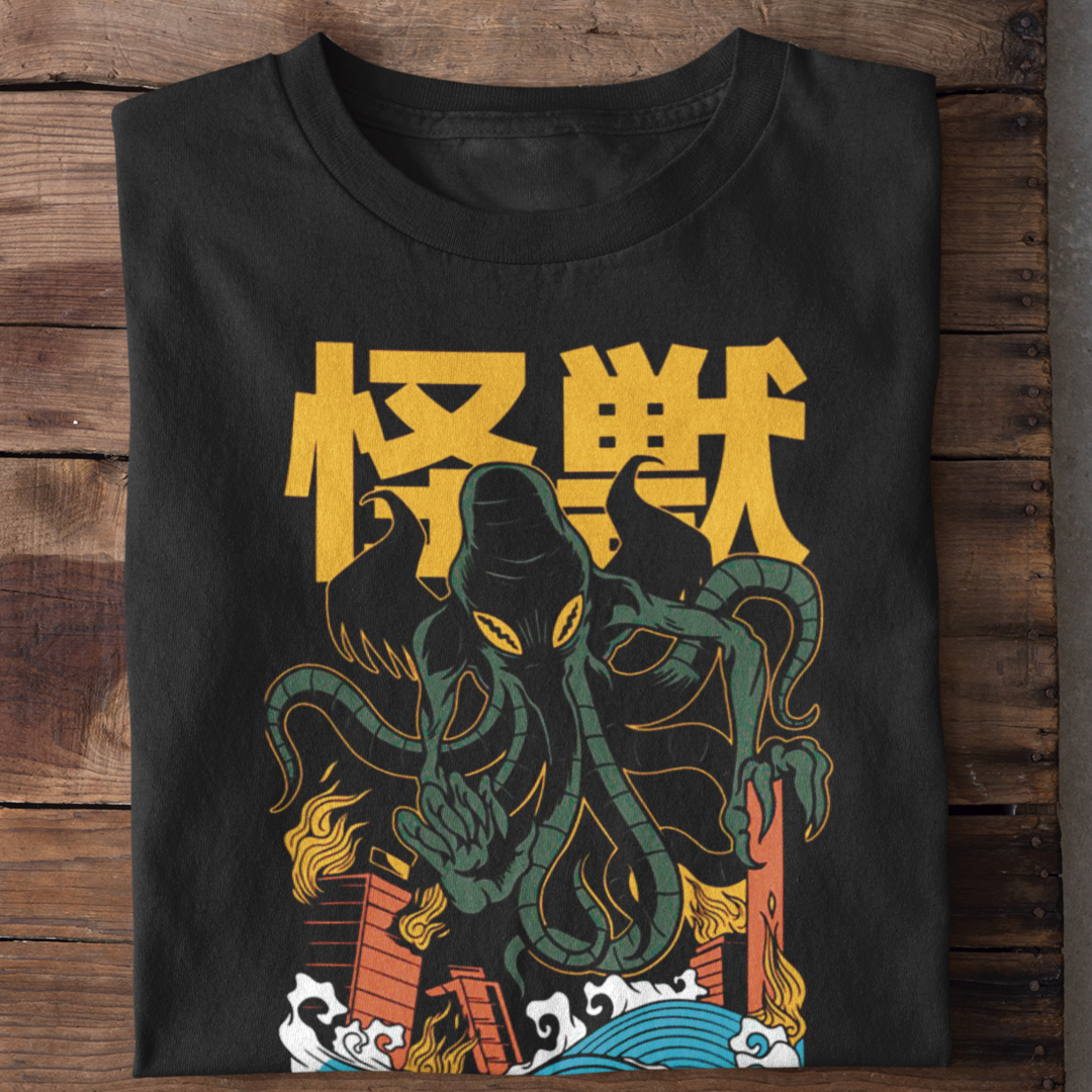 Nome do produto: Camiseta Unissex - Cthulhu kaiju