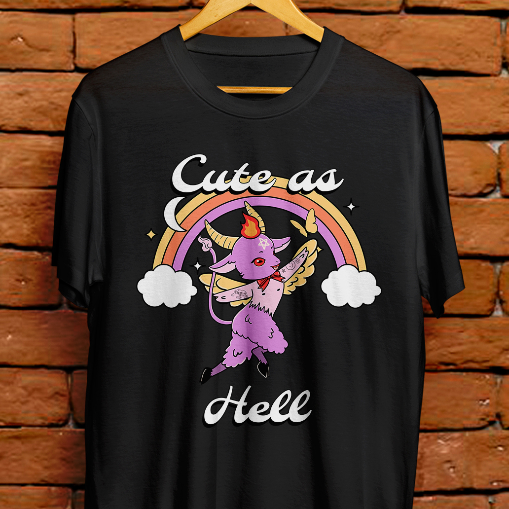 Nome do produto: Camiseta Unissex - Cute as hell