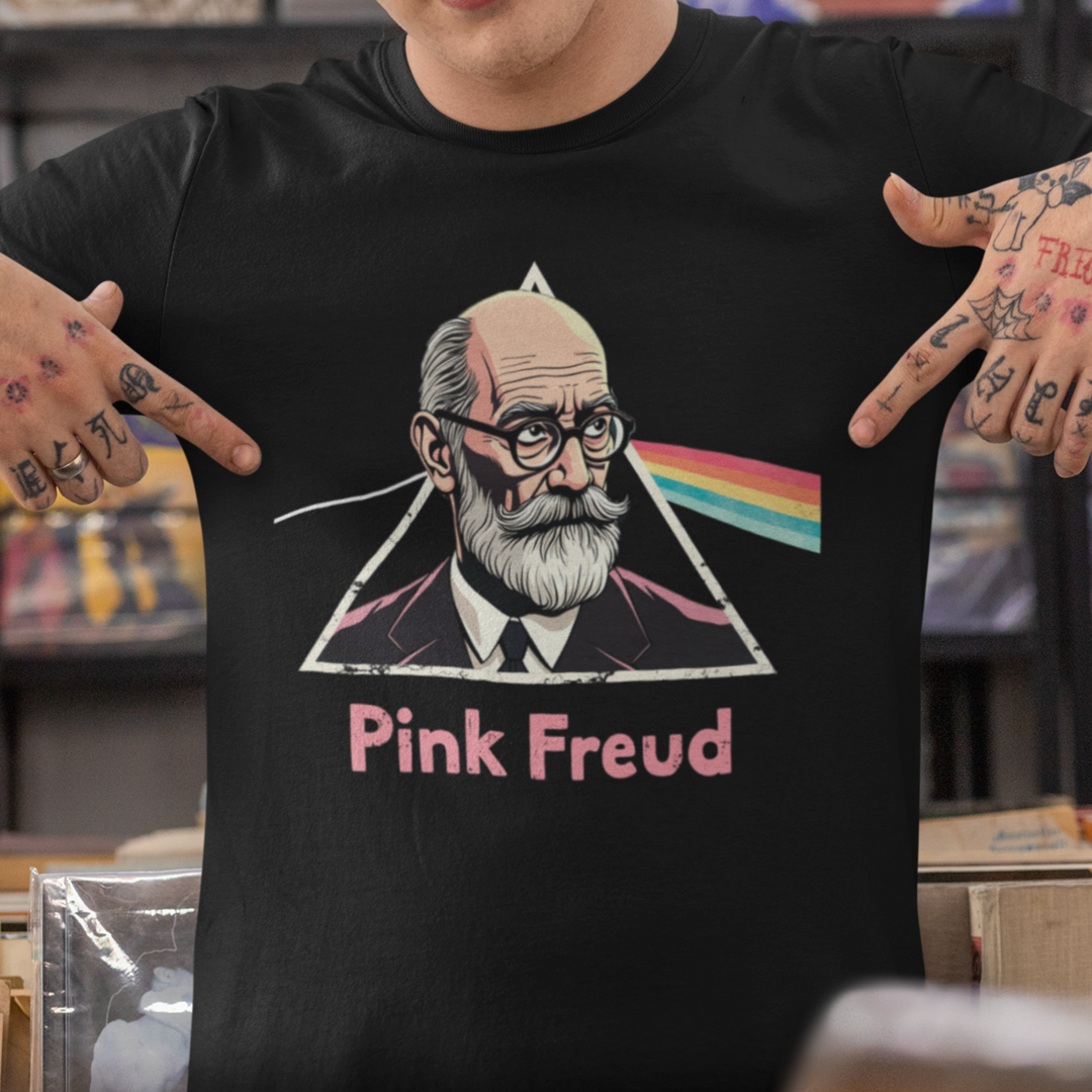 Nome do produto: Camiseta Unissex - Pink Freud