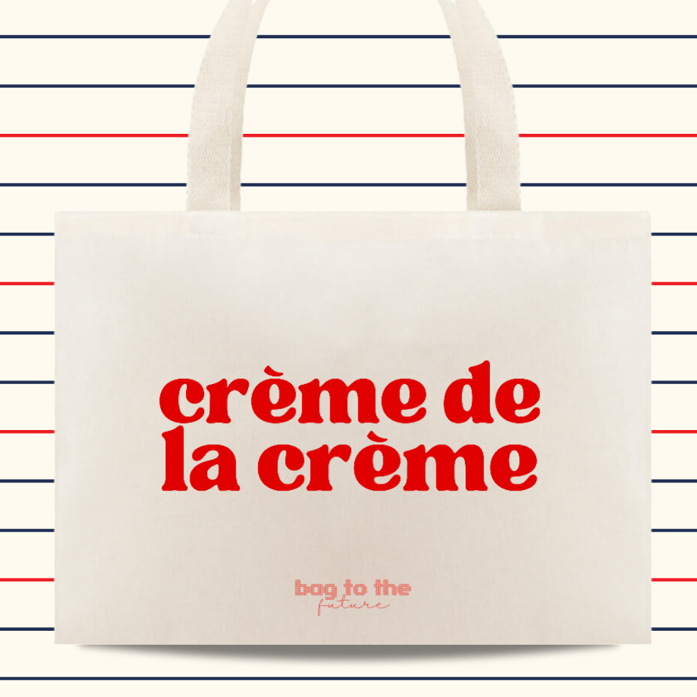 Nome do produto: Tote Bag Crème de la crème Vermelho