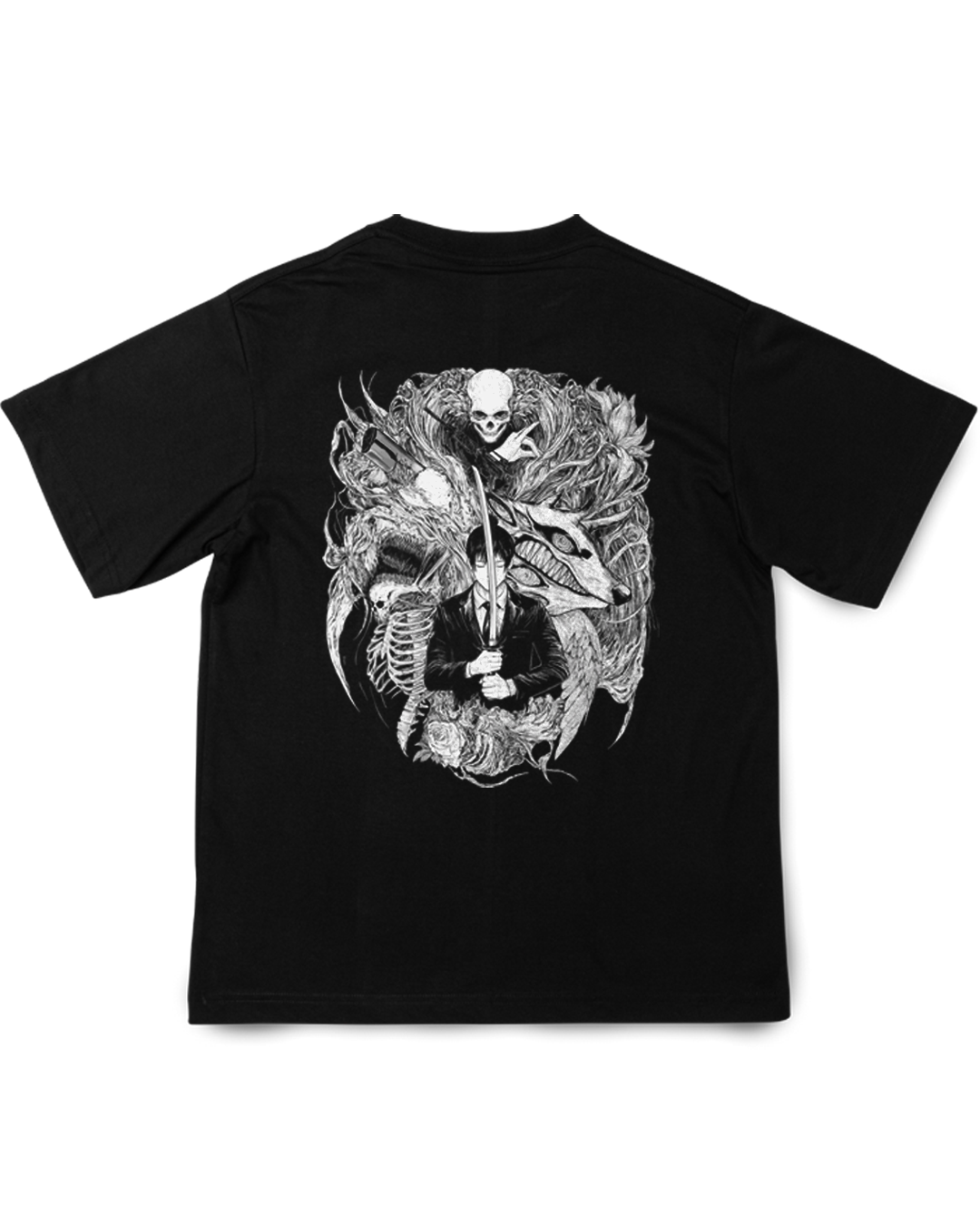 Nome do produto: Camisa Chainsaw Man (Verso) - Aki