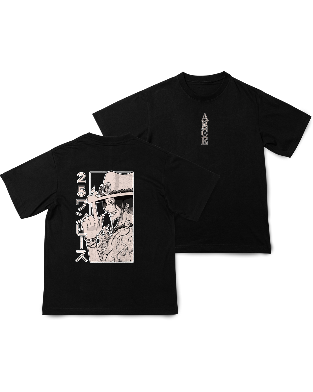 Nome do produto: Camisa Ace 25OnePiece (Arte Frente e Verso)