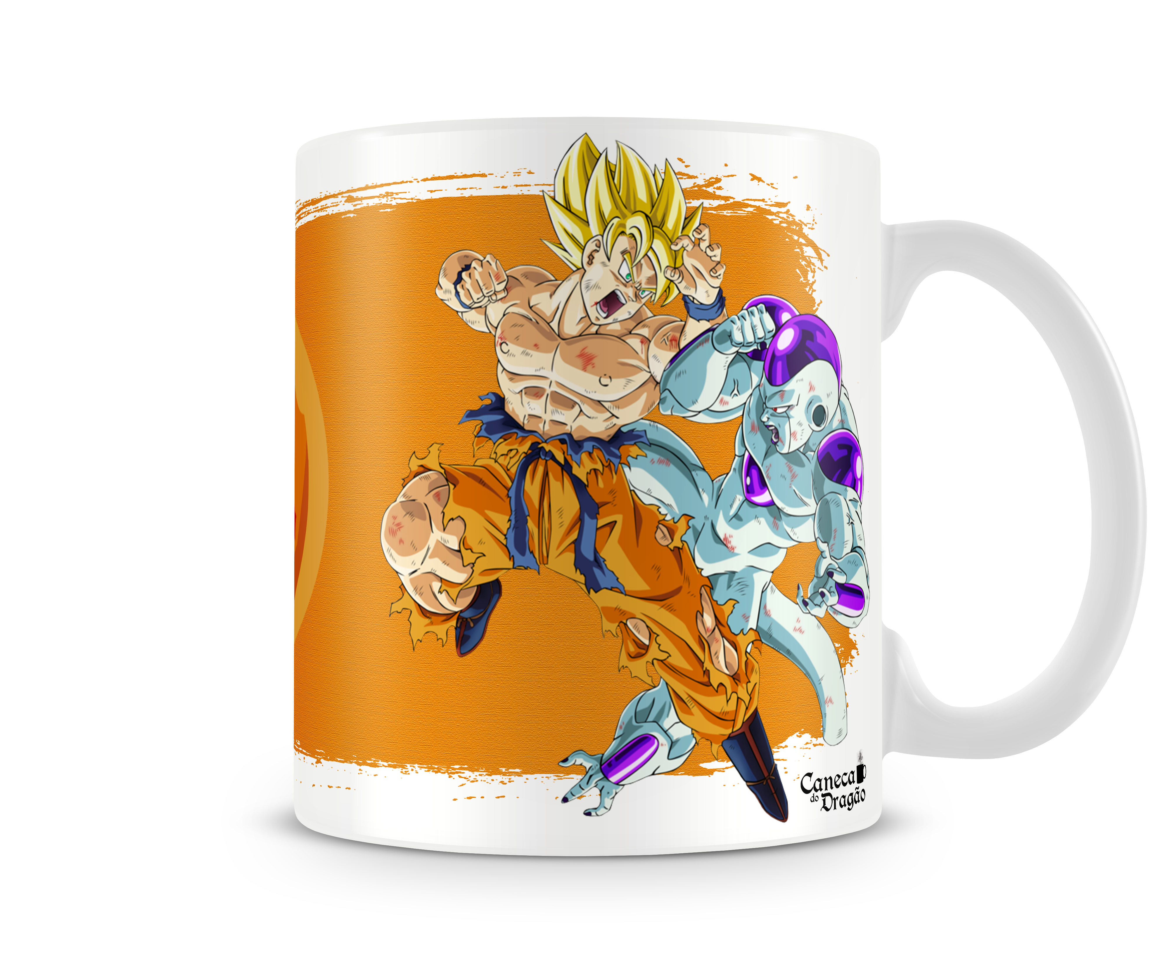 Nome do produto: Caneca Dragon Ball Z - Goku x Freeza
