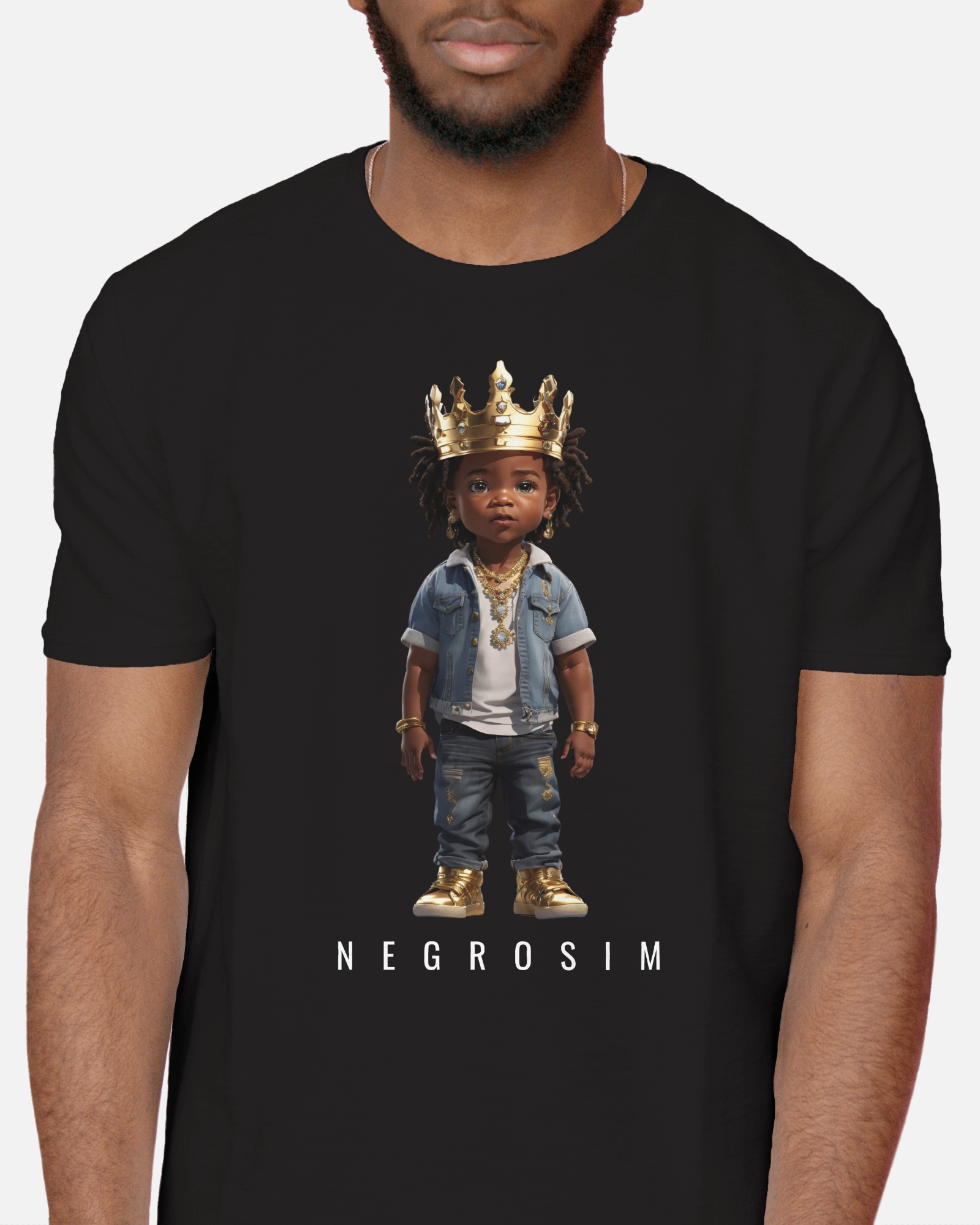 Nome do produto: Camiseta Rei Negrosim