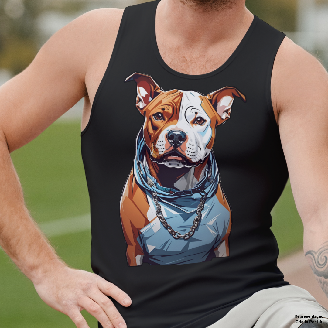 Nome do produto: Pit Bull - Camiseta Regata