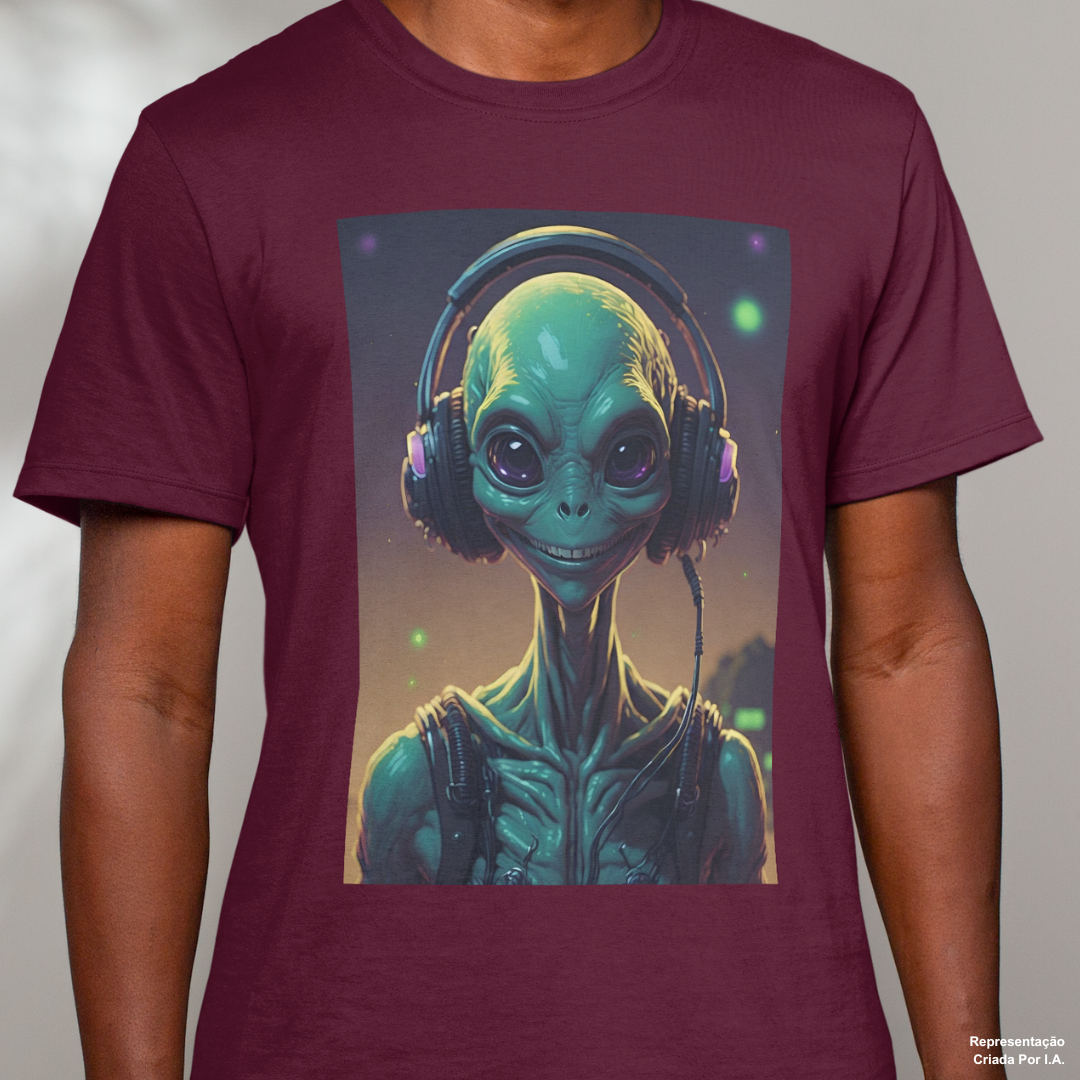Nome do produto: Happy Alien - Camiseta
