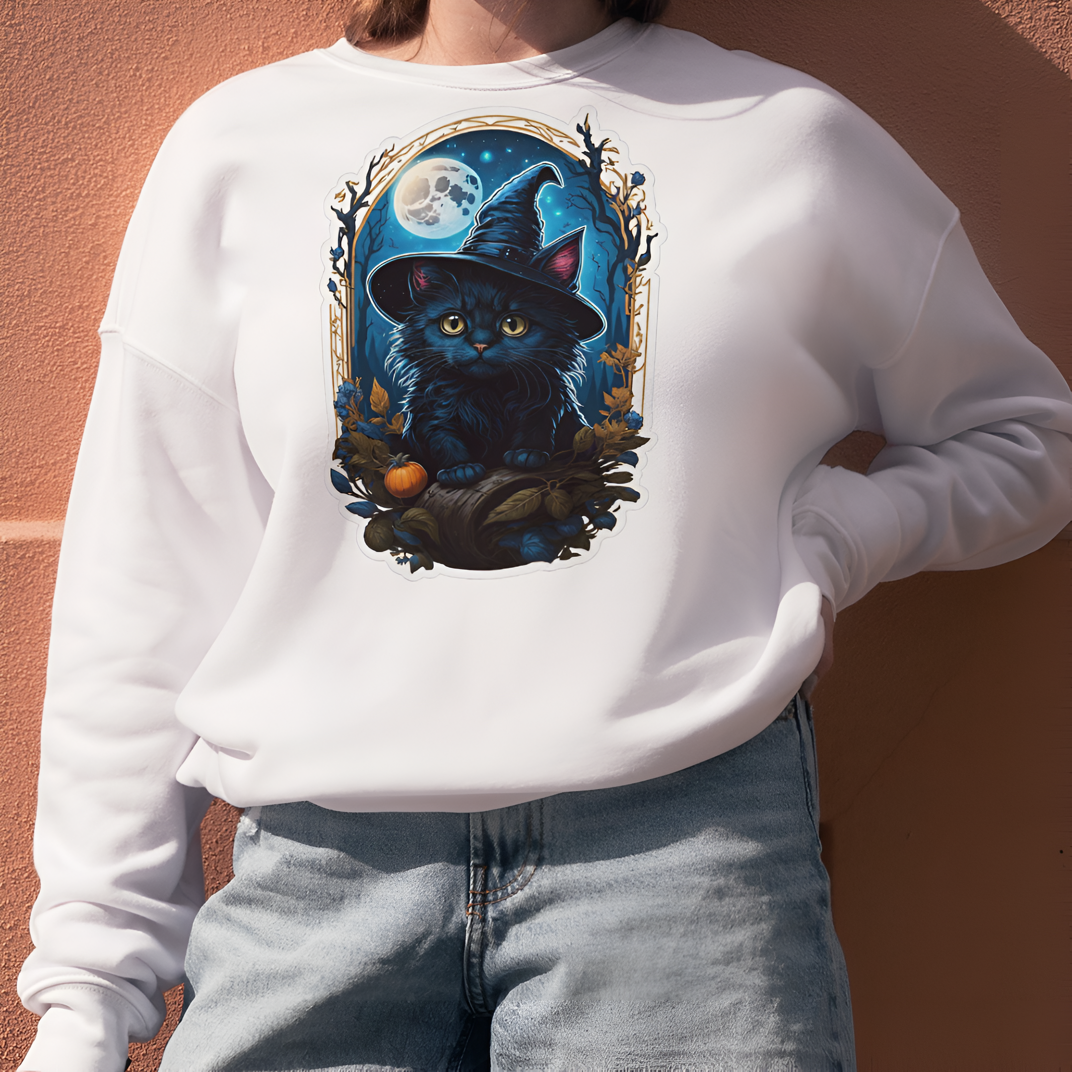 Nome do produto: Gato Bruxo - Moletom