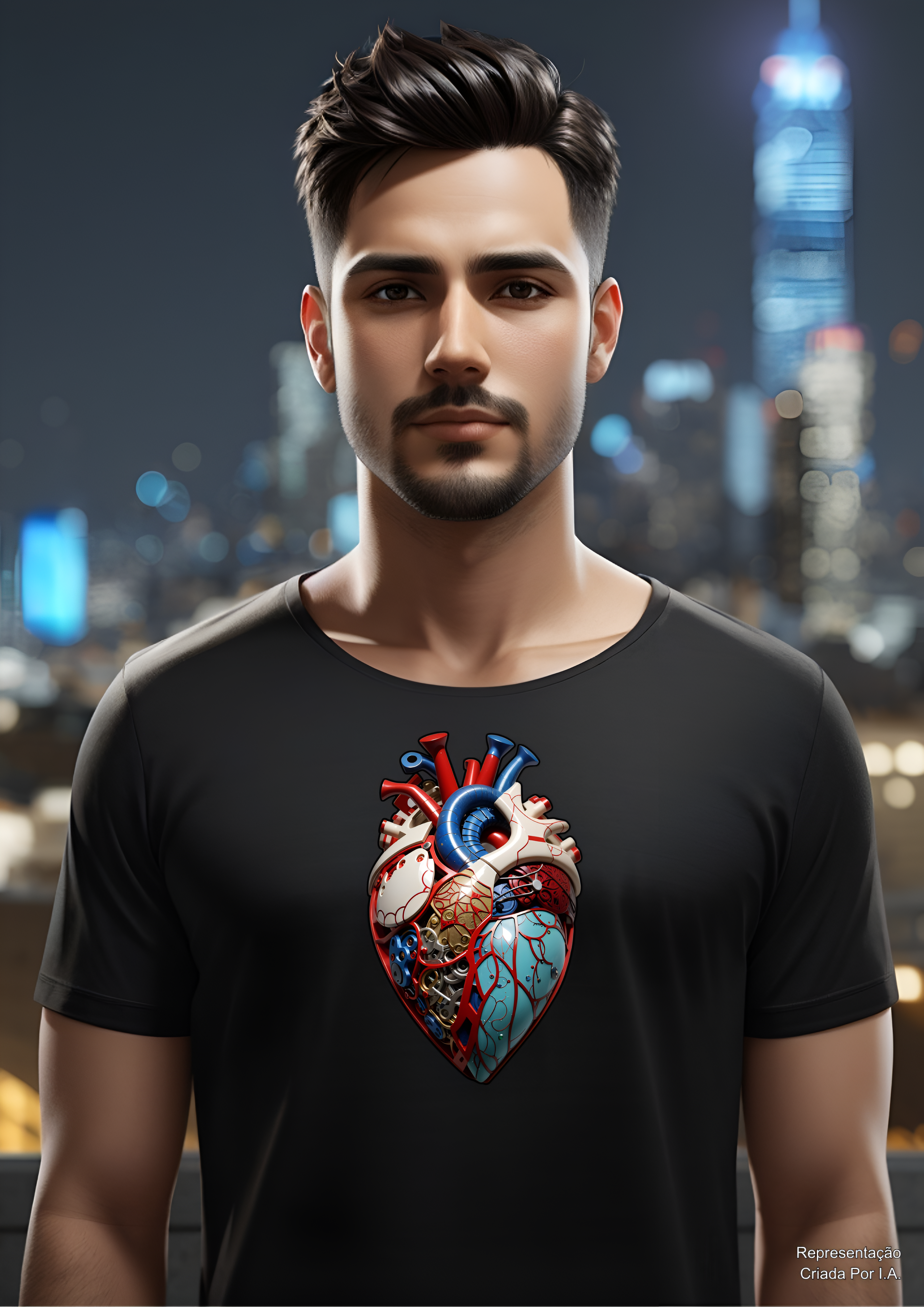 Nome do produto: Coração De I.A - Camiseta