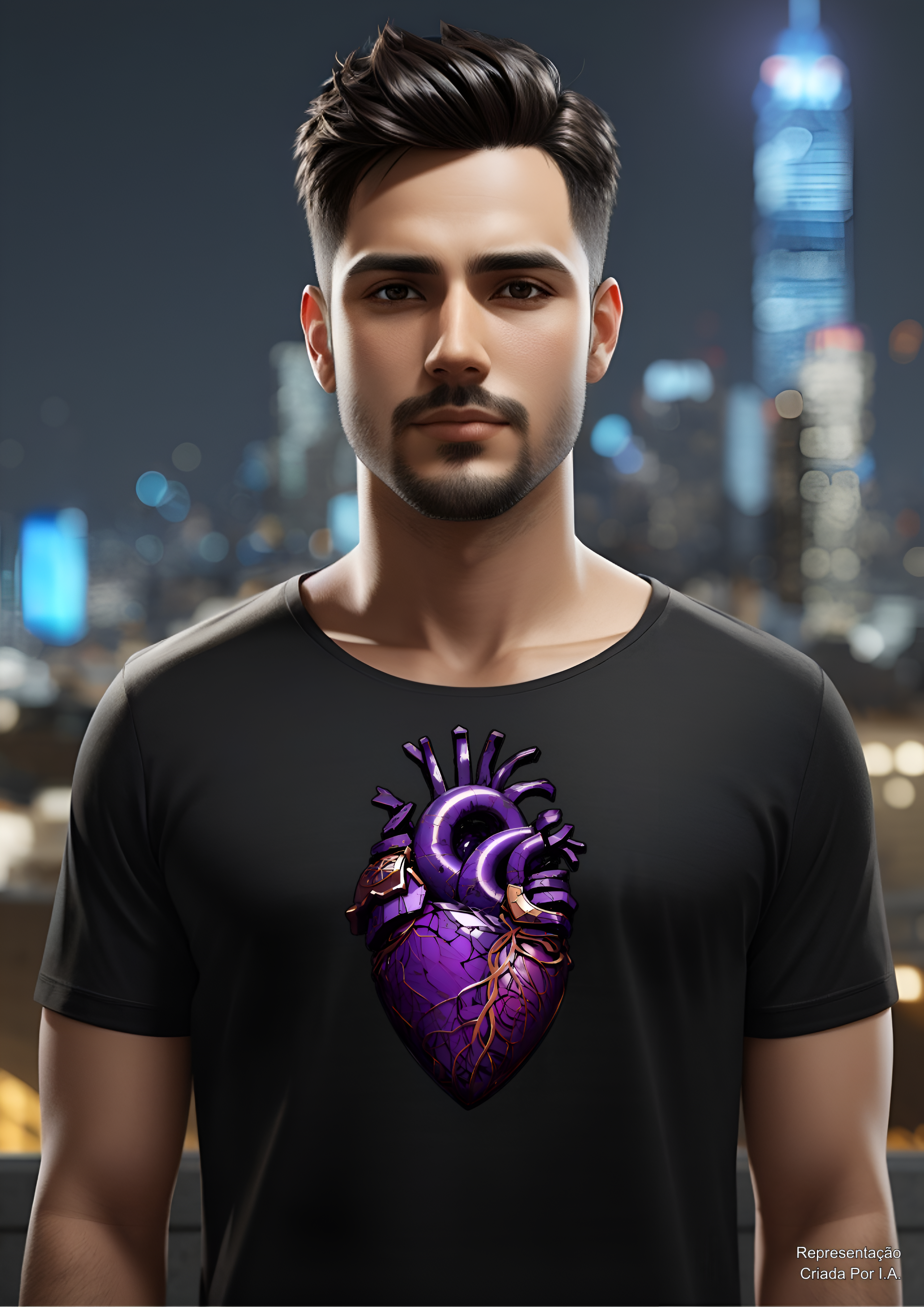 Nome do produto: Coração Mais Que Perfeito - Camiseta