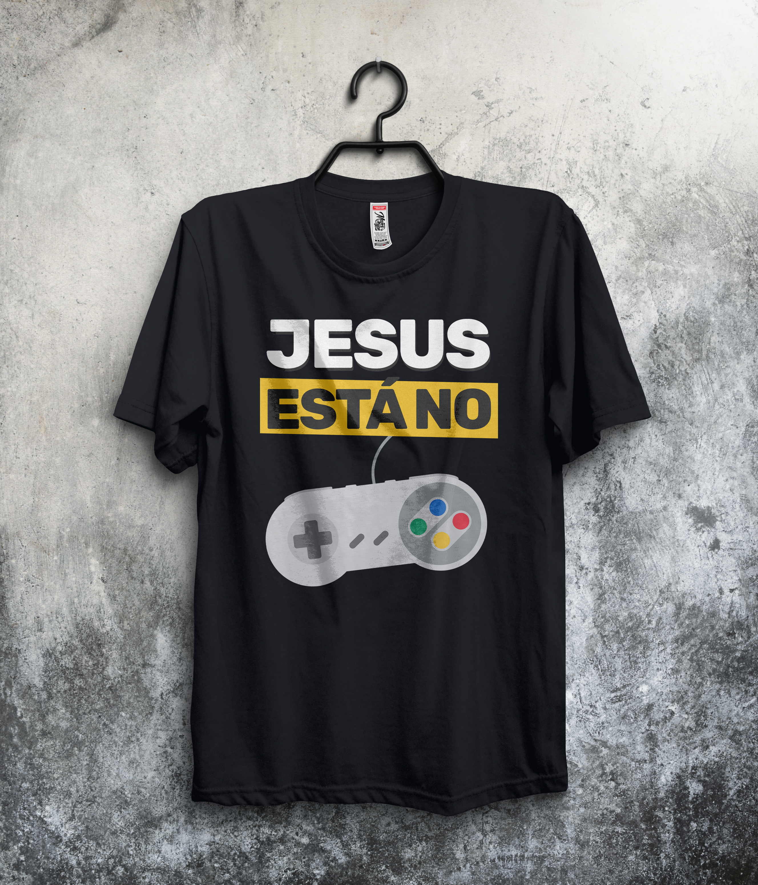 Nome do produto: Camisa Jesus está no controle - Arte Super