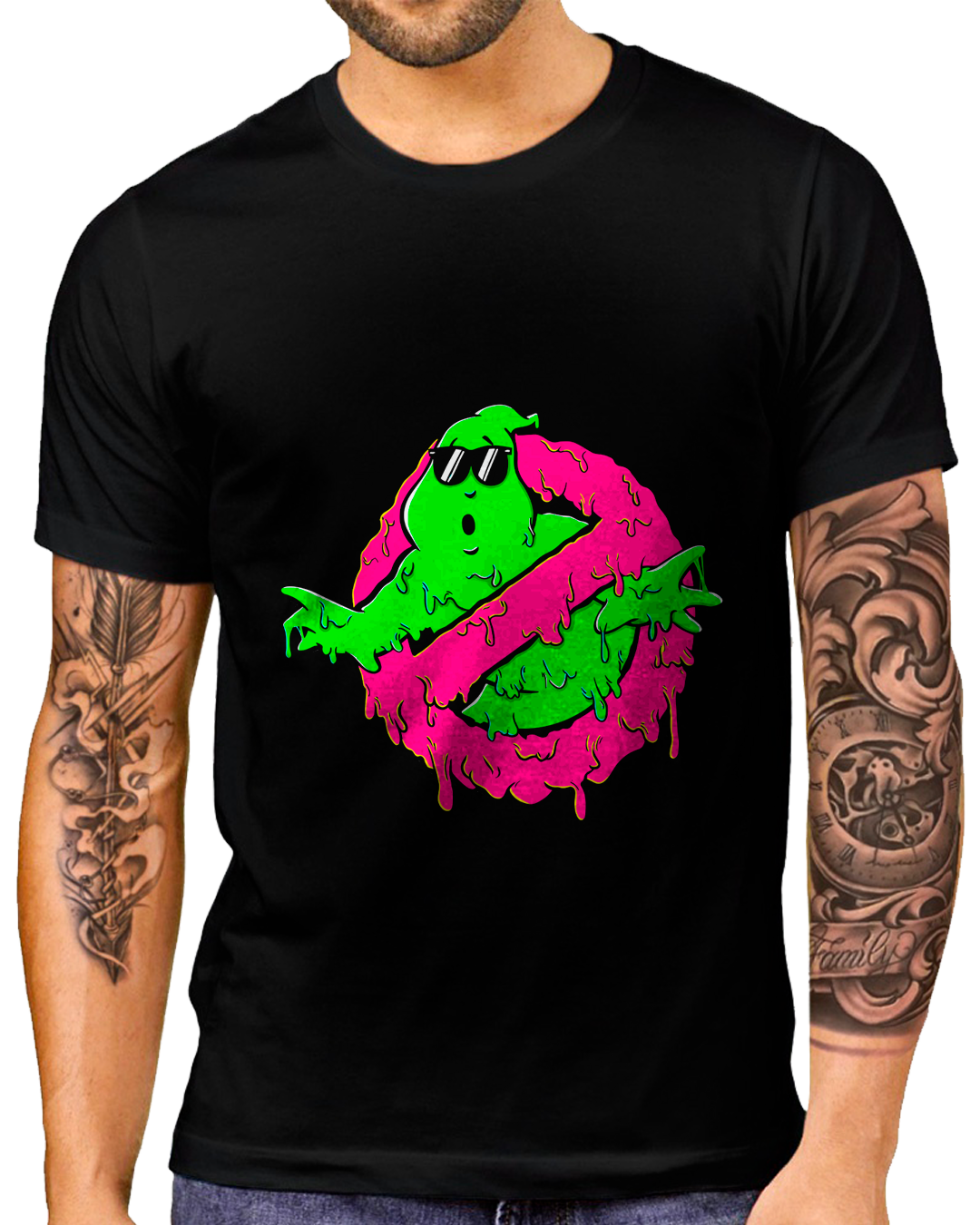 Nome do produto: T-Shirt Masculino Geleia (Os Caça-Fantasmas)