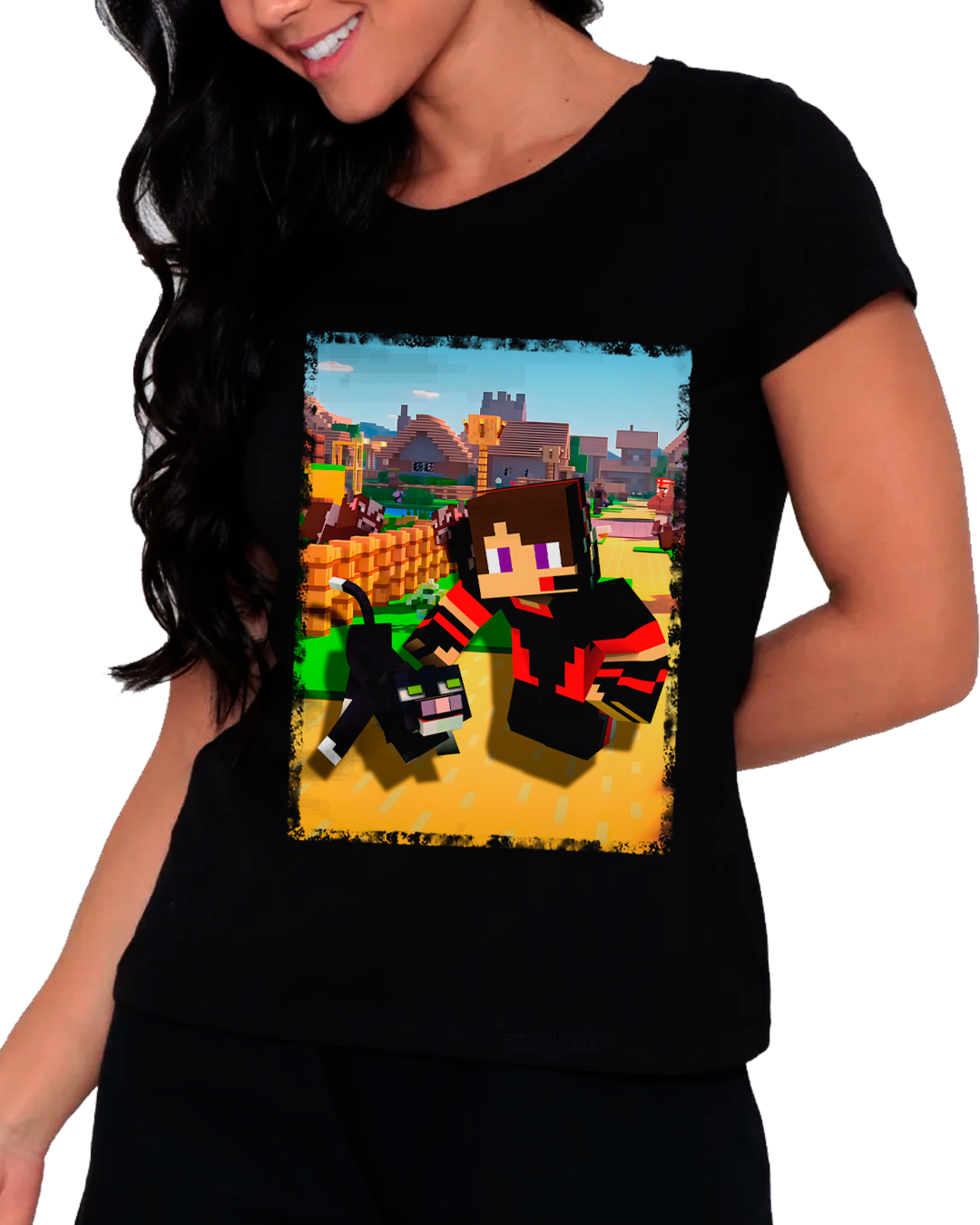 Nome do produto: Baby Long Feminina DKBinho Gatinho