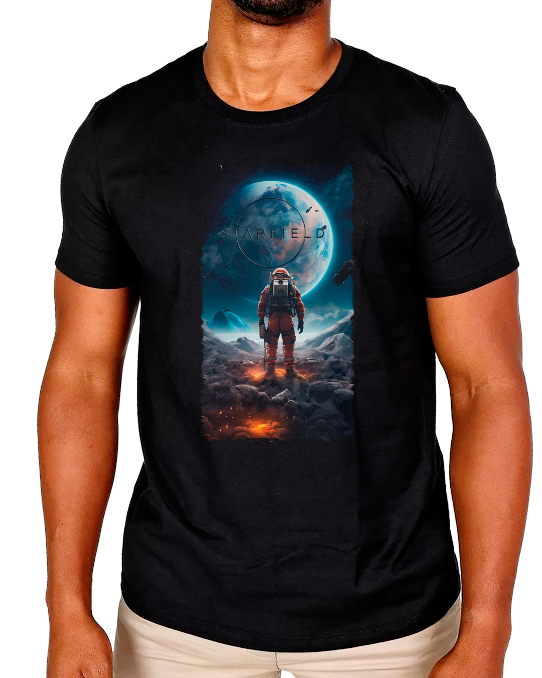 Nome do produto: T-Shirt Masculino Starfield