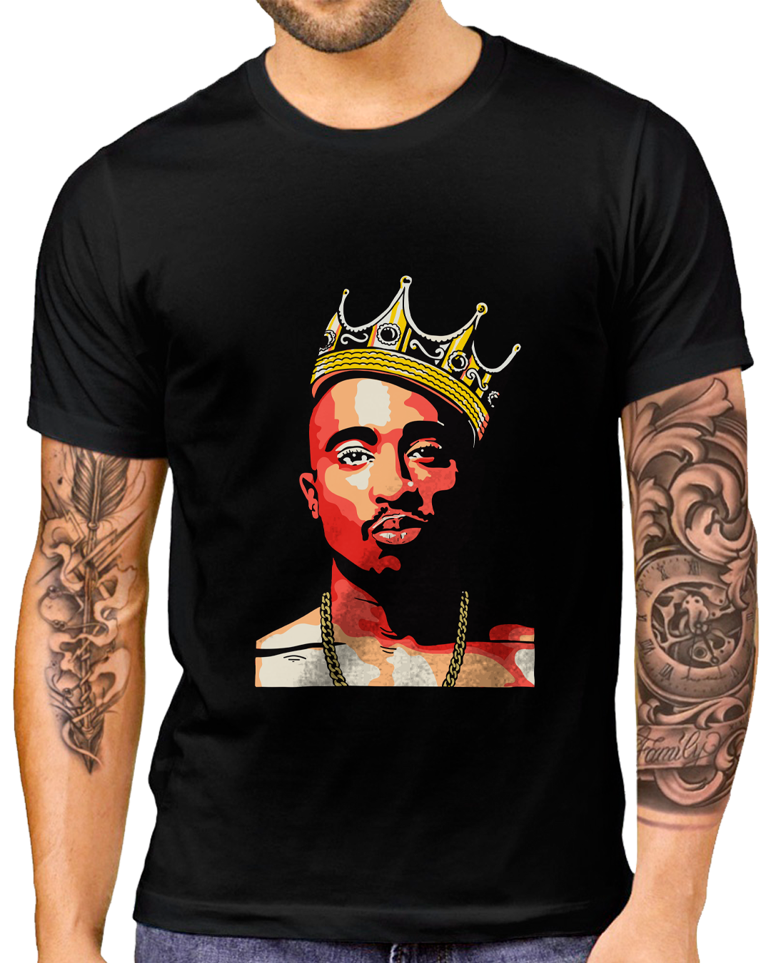 Nome do produto: T-Shirt Masculino Tupac