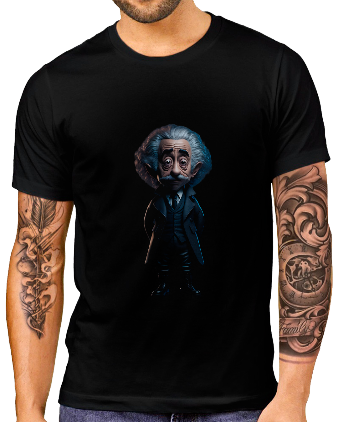 Nome do produto: T-Shirt Masculino Mini Albert Einstein