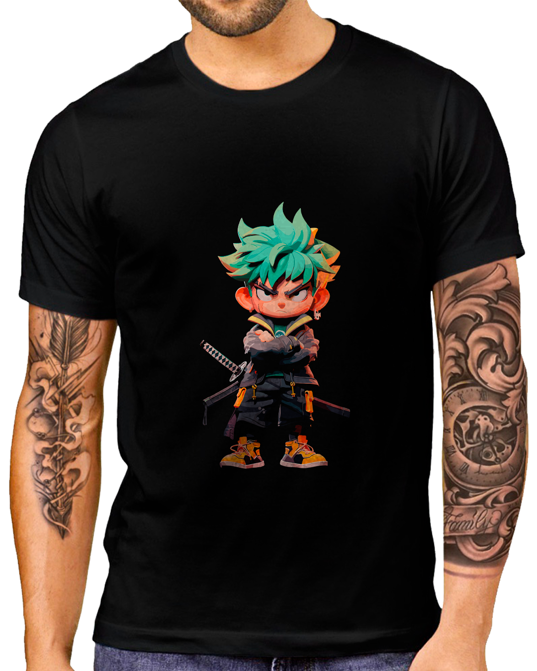 Nome do produto: T-Shirt Masculino Anime