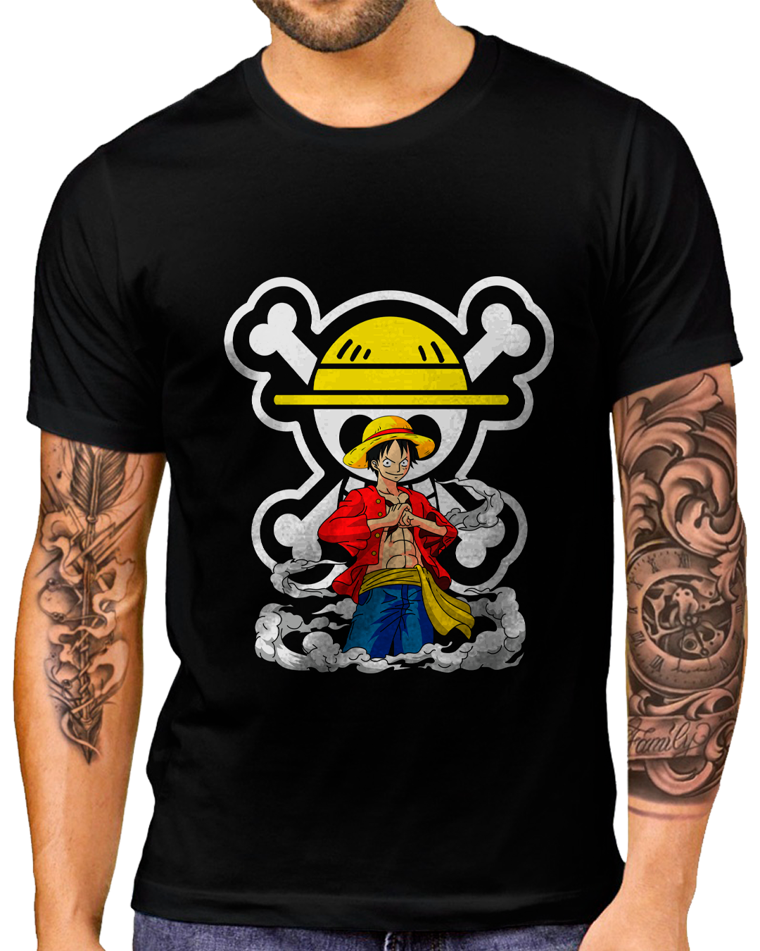 Nome do produto: T-Shirt Masculino Luffy One Piece