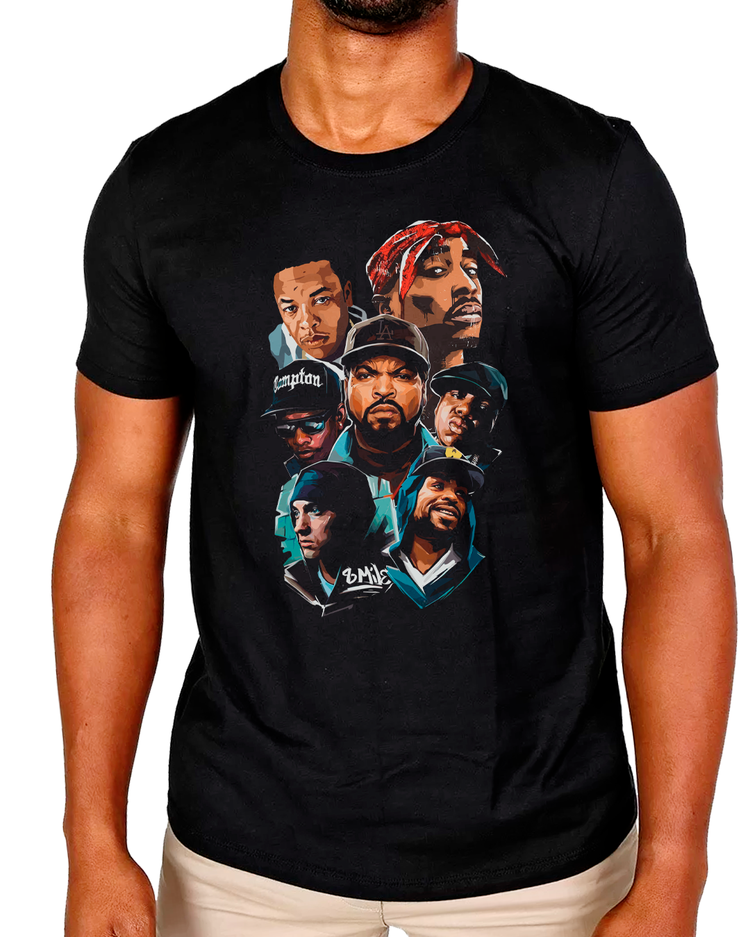 Nome do produto: T-Shirt Masculino Turma do Rapp