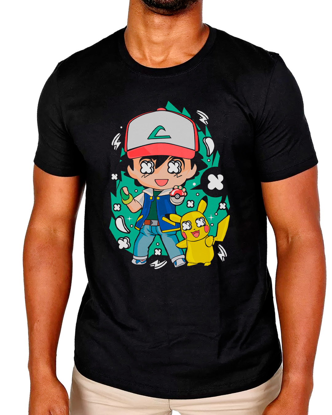 Nome do produto: T-Shirt Masculino Funko Pokemon