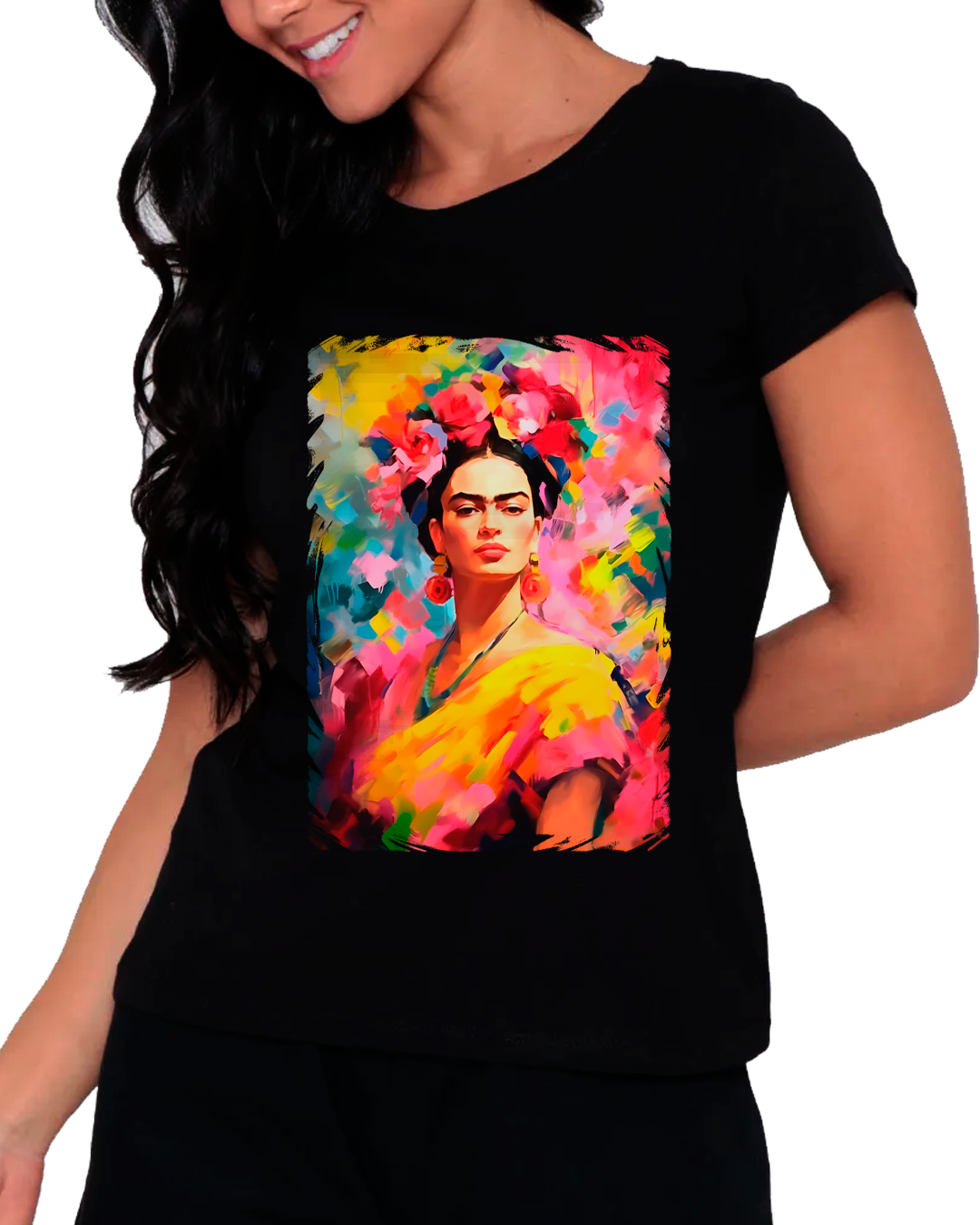 Nome do produto: Baby Long Feminina Frida Pintura