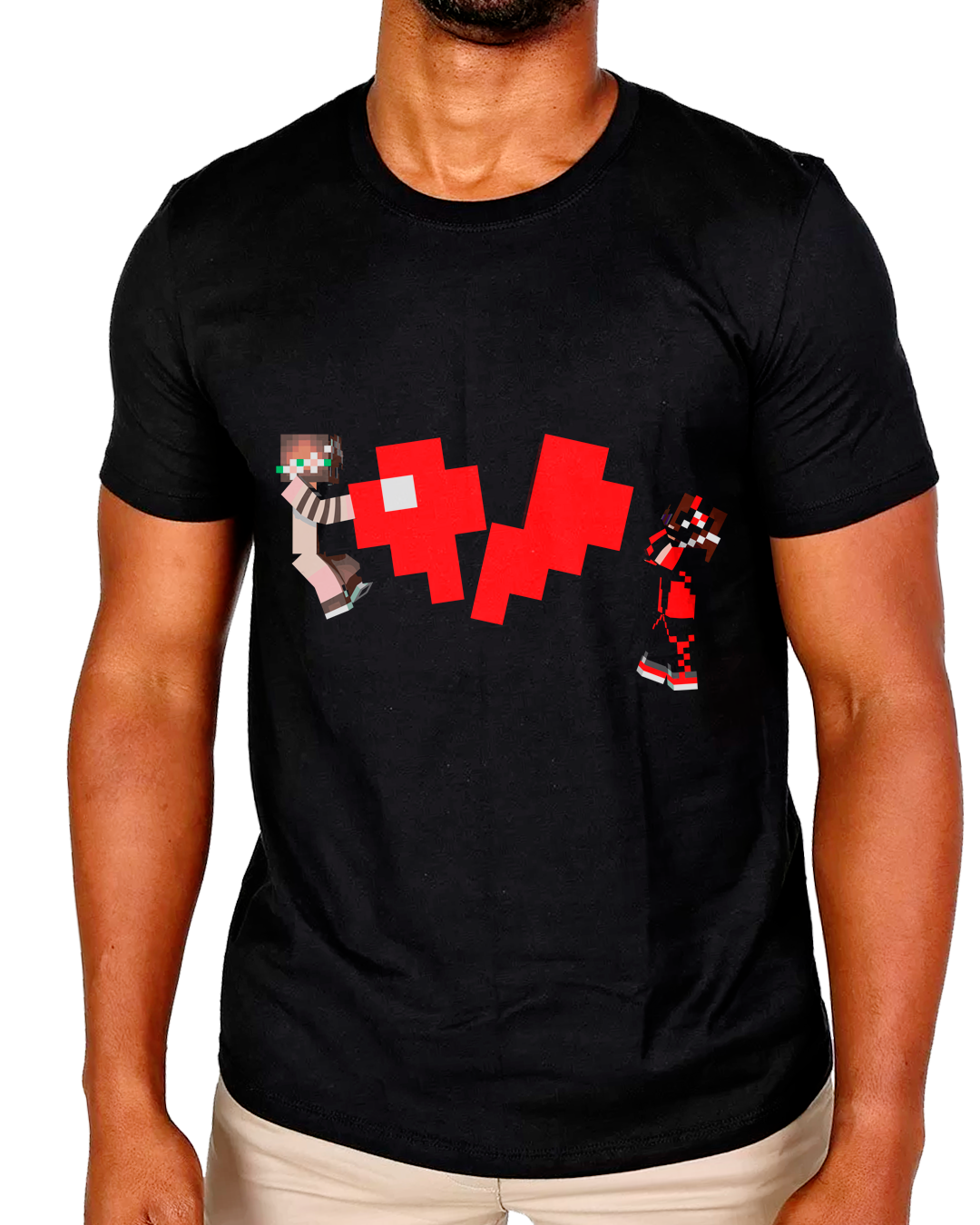 Nome do produto: T-Shirt Masculino DKBinho Coração