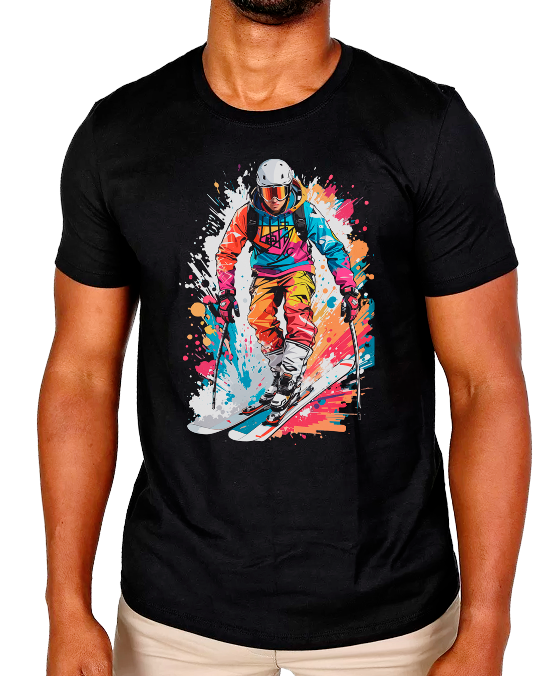 Nome do produto: T-Shirt Masculino Ski Arte