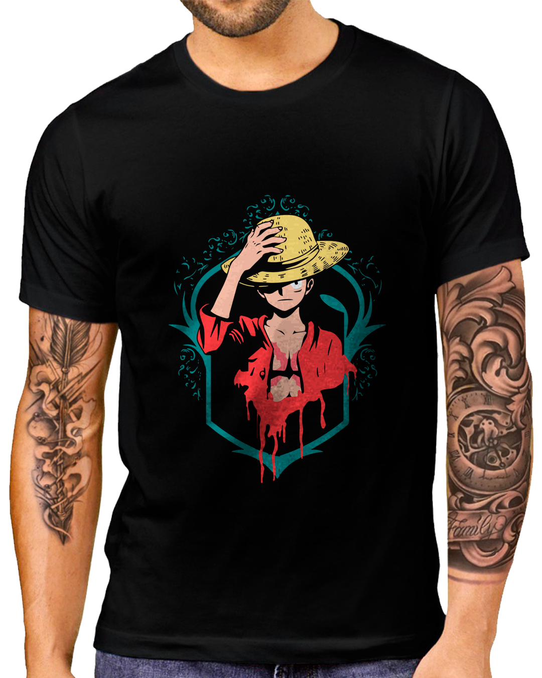 Nome do produto: T-Shirt Masculino Luffy One Piece 
