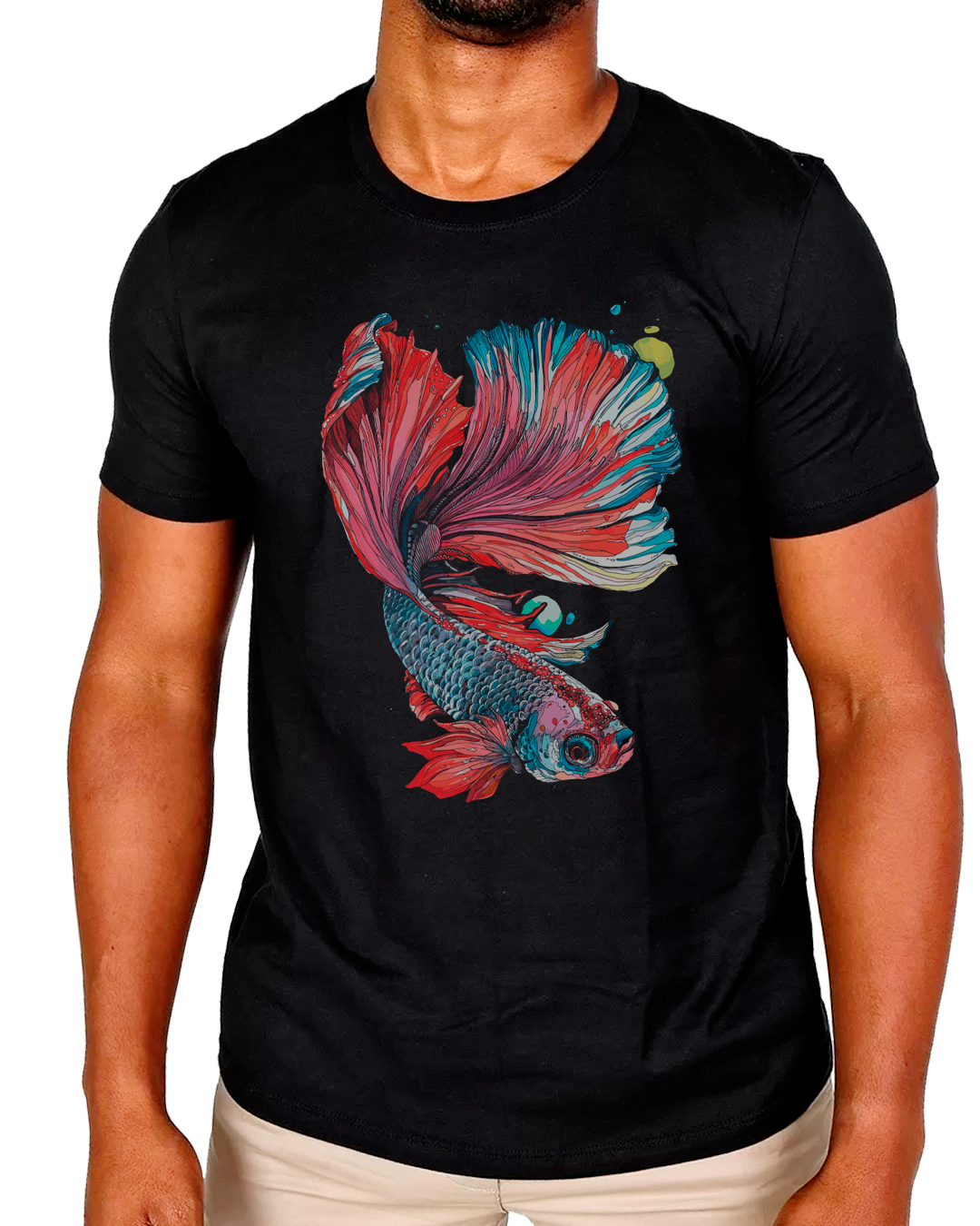 Nome do produto: T-Shirt Masculino Peixe Collor