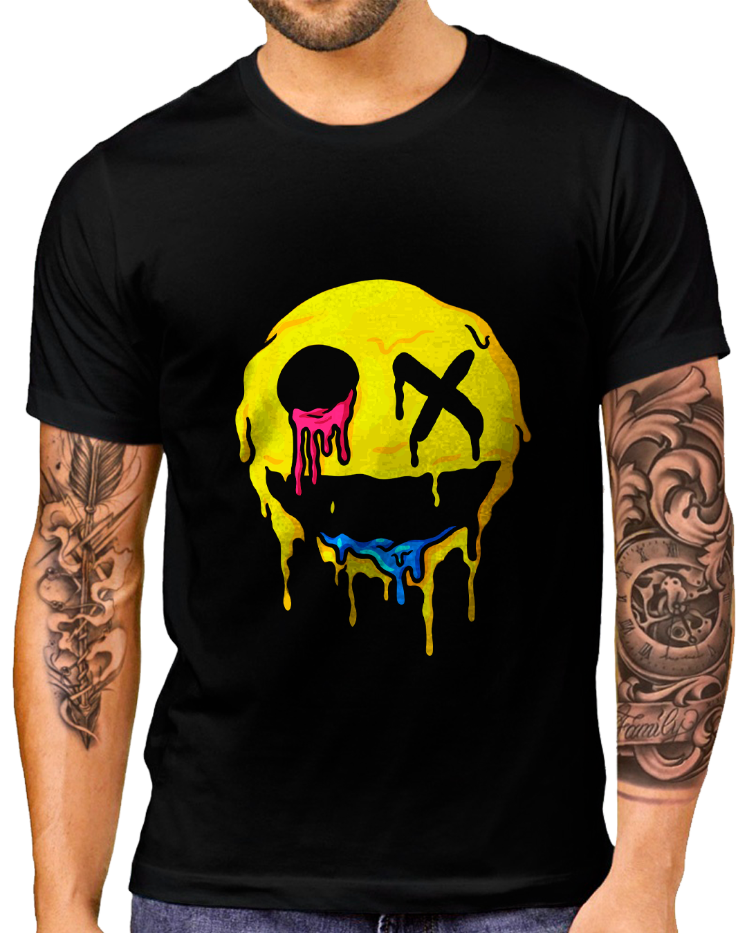 Nome do produto: T-Shirt Masculino Emoticon Derretendo