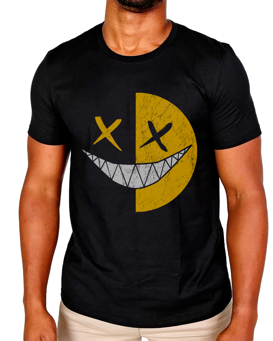 Nome do produto: T-Shirt Masculino Emoji Sorrindo